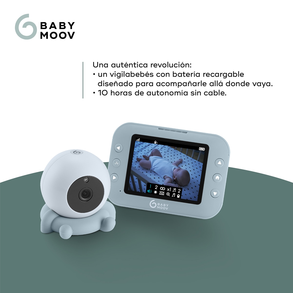 Intercomunicador YOO ROLL - 3,5" Azul-4