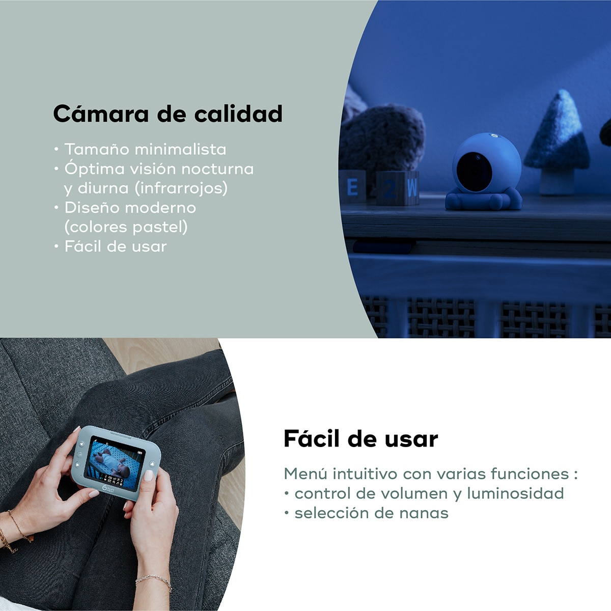 Intercomunicador YOO ROLL - 3,5" Azul-6