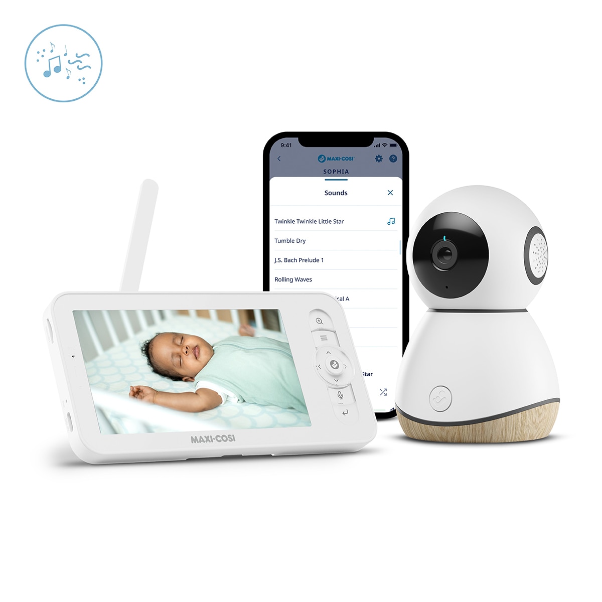 Vigilabebés Maxi-Cosi See Pro Baby Monitor Blanco Blanco-9