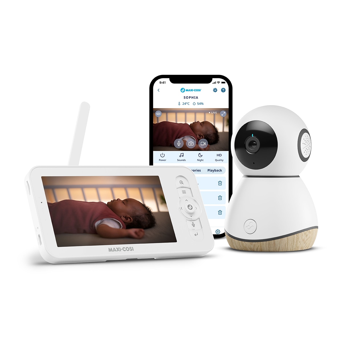 Vigilabebés Maxi-Cosi See Pro Baby Monitor Blanco Blanco-10