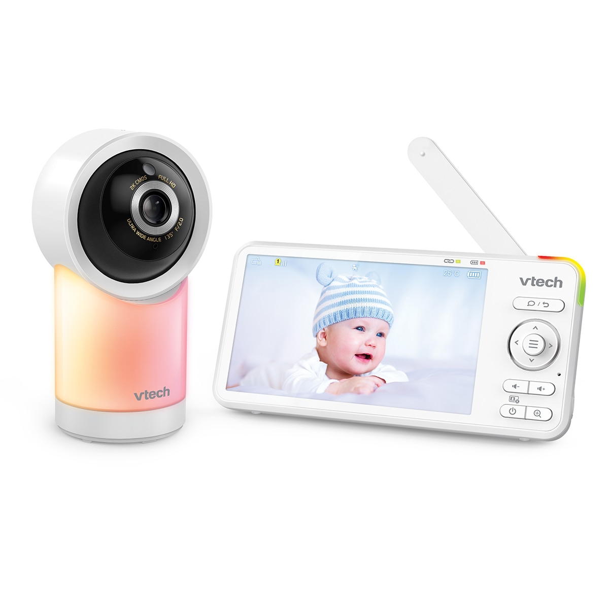 Imagem 0 de Monitor de Bebés Wifi com Ecrã Full HD de 5" e Controlo Através da Aplicação Gratuita.