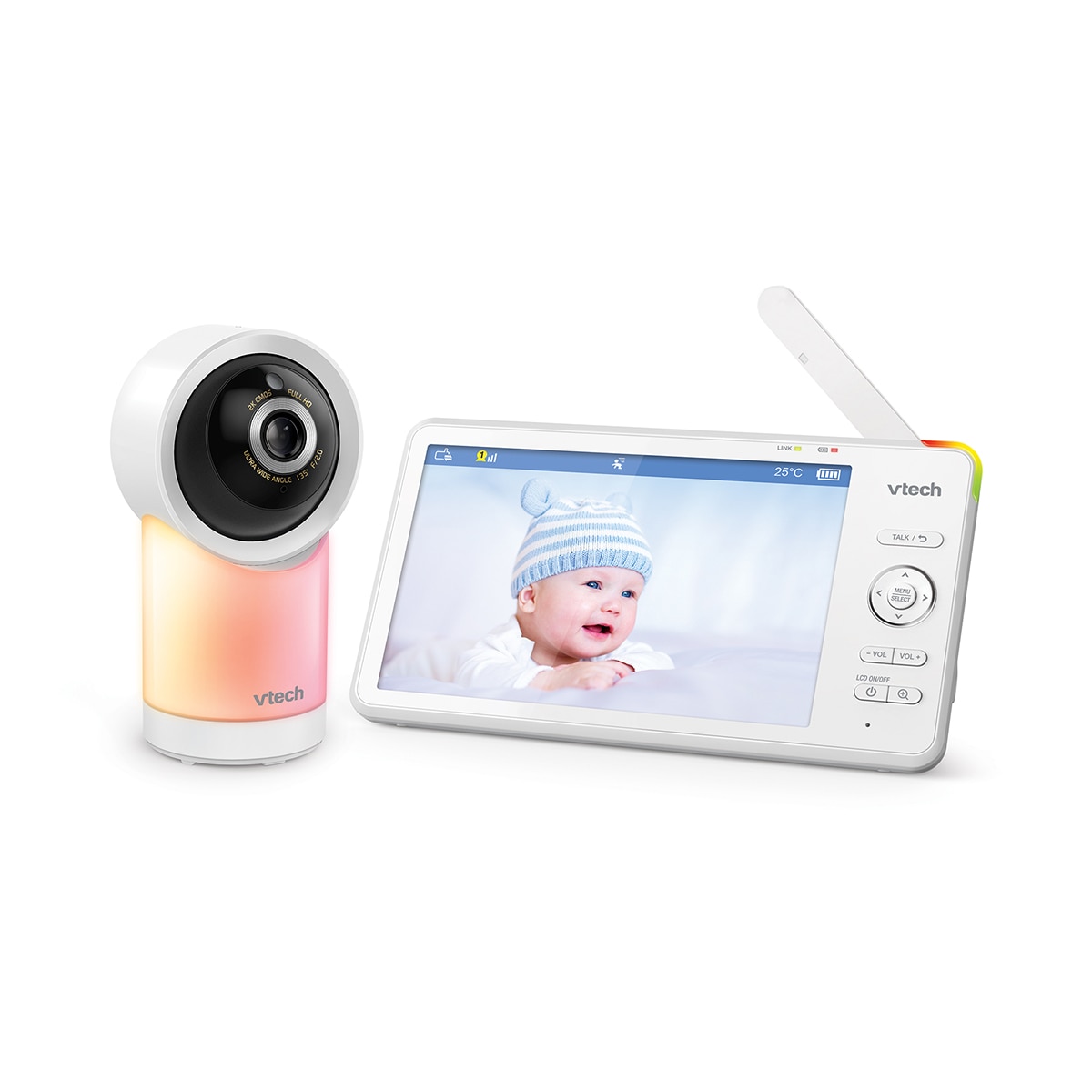 Imagem 0 de Monitor de Bebés Wifi com Ecrã Full HD de 7" e Controlo Através da Aplicação Gratuita.