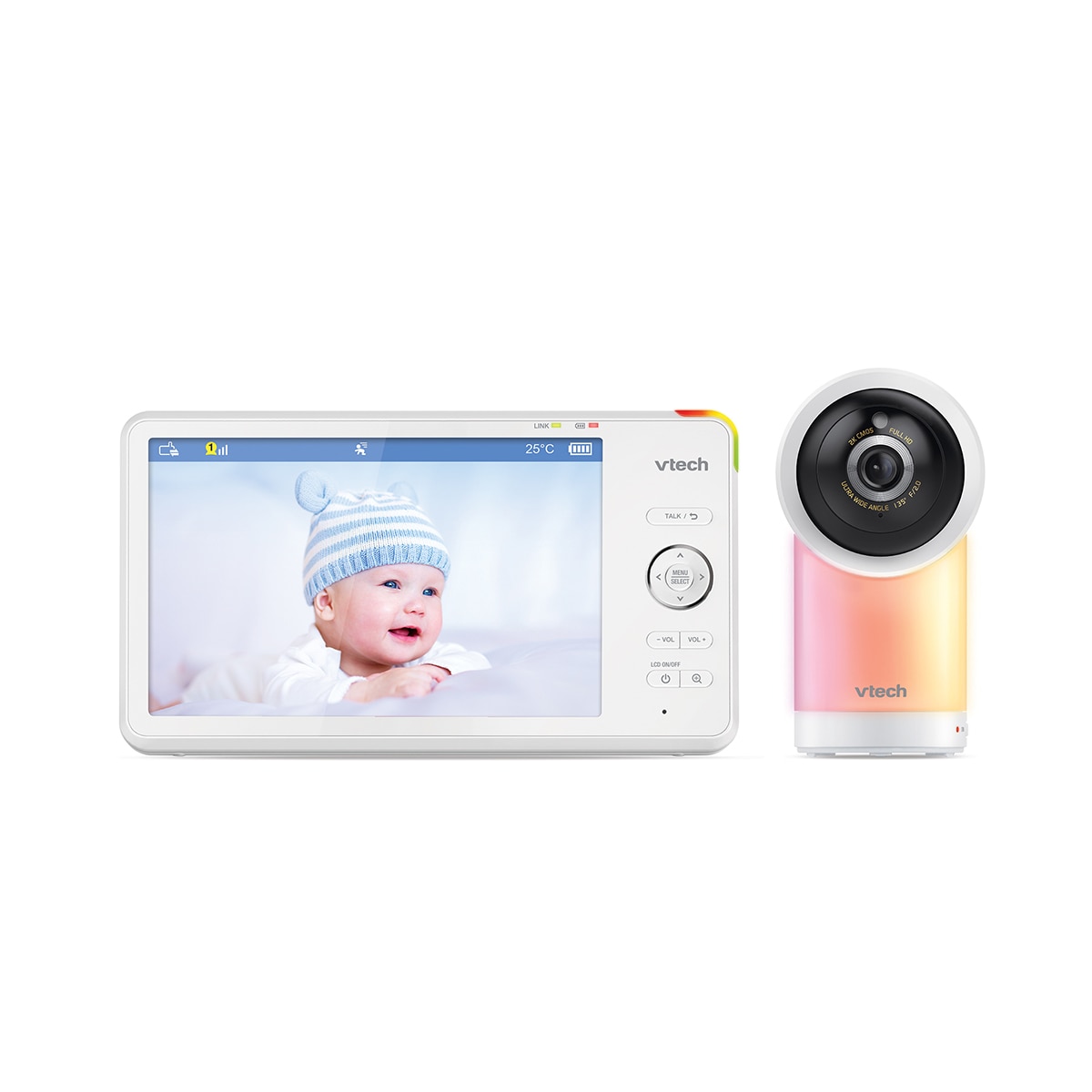 Intercomunicador VTECH WIFI Conectado com Ecrã Full HD  de 7" com Controlo Através da APP gratuita Branco-3