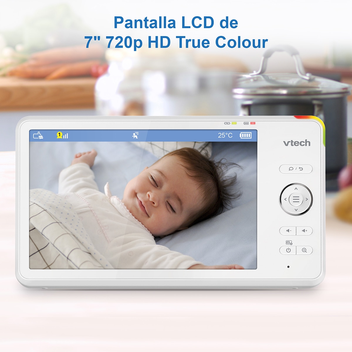 Intercomunicador VTECH WIFI Conectado com Ecrã Full HD  de 7" com Controlo Através da APP gratuita Branco-9