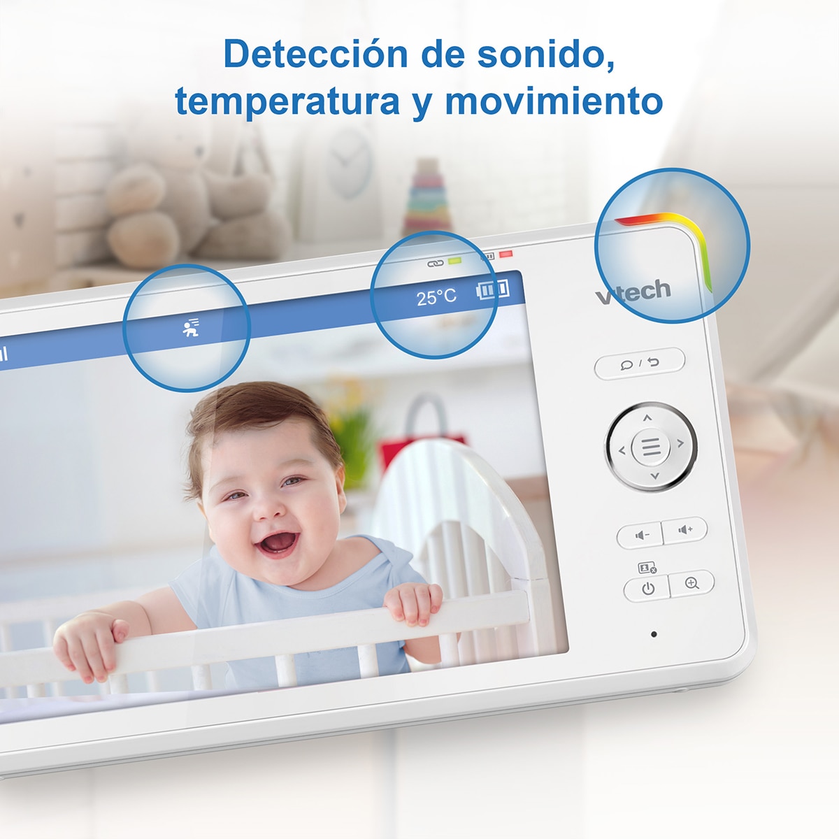 Intercomunicador VTECH WIFI Conectado com Ecrã Full HD  de 7" com Controlo Através da APP gratuita Branco-11