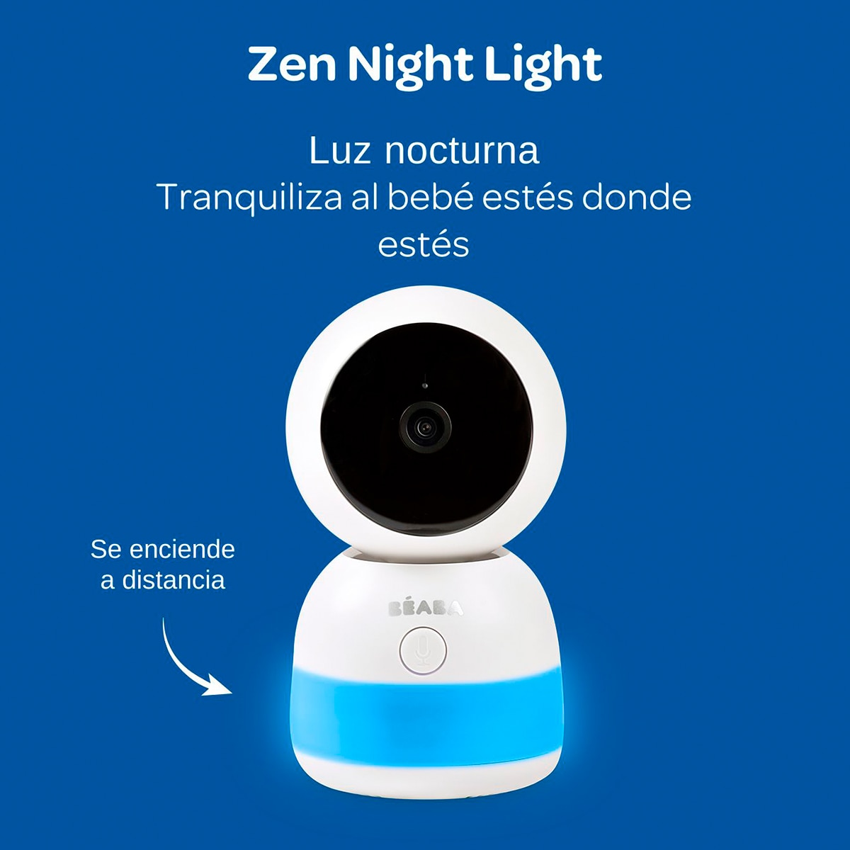 Vigilabebés nocturna Béaba Zen Night Light con video y luz - Blanco Blanco-7