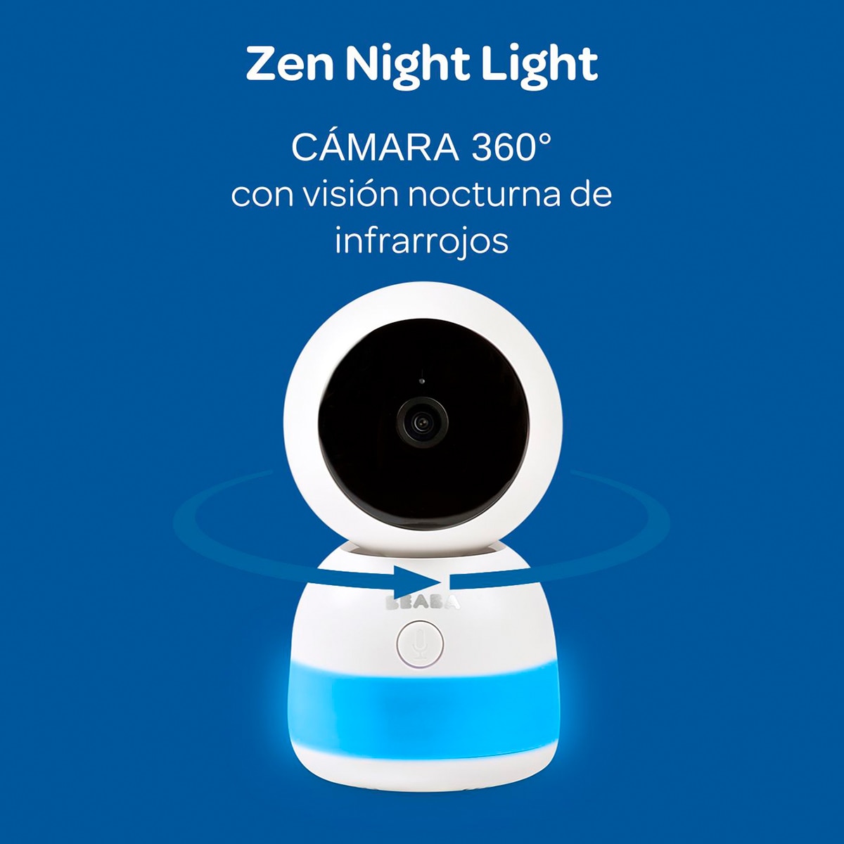 Vigilabebés nocturna Béaba Zen Night Light con video y luz - Blanco Blanco-10
