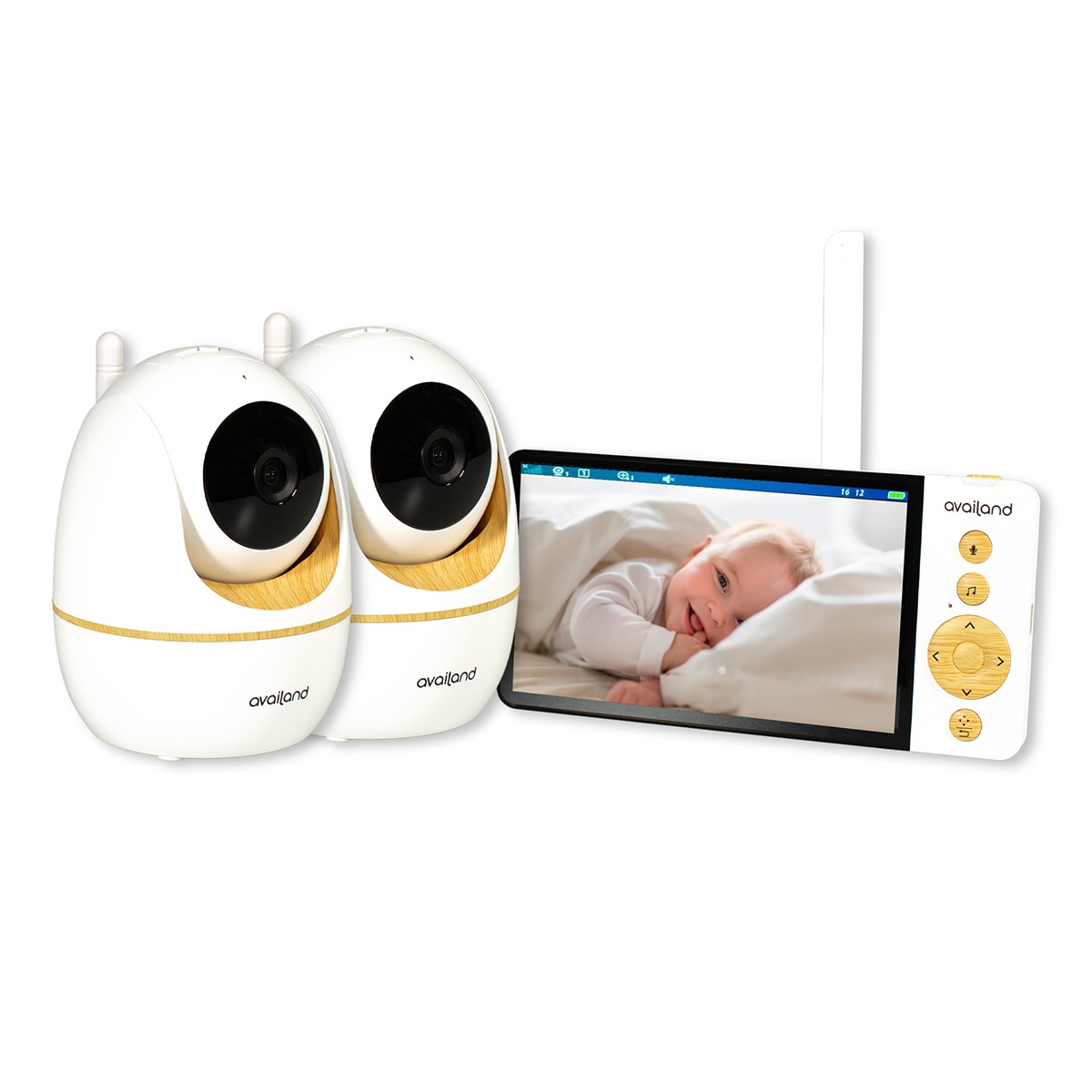 Imagem 0 de Monitor de Bebé Sphera com Ecrã de 5 Polegadas e 2 Câmaras