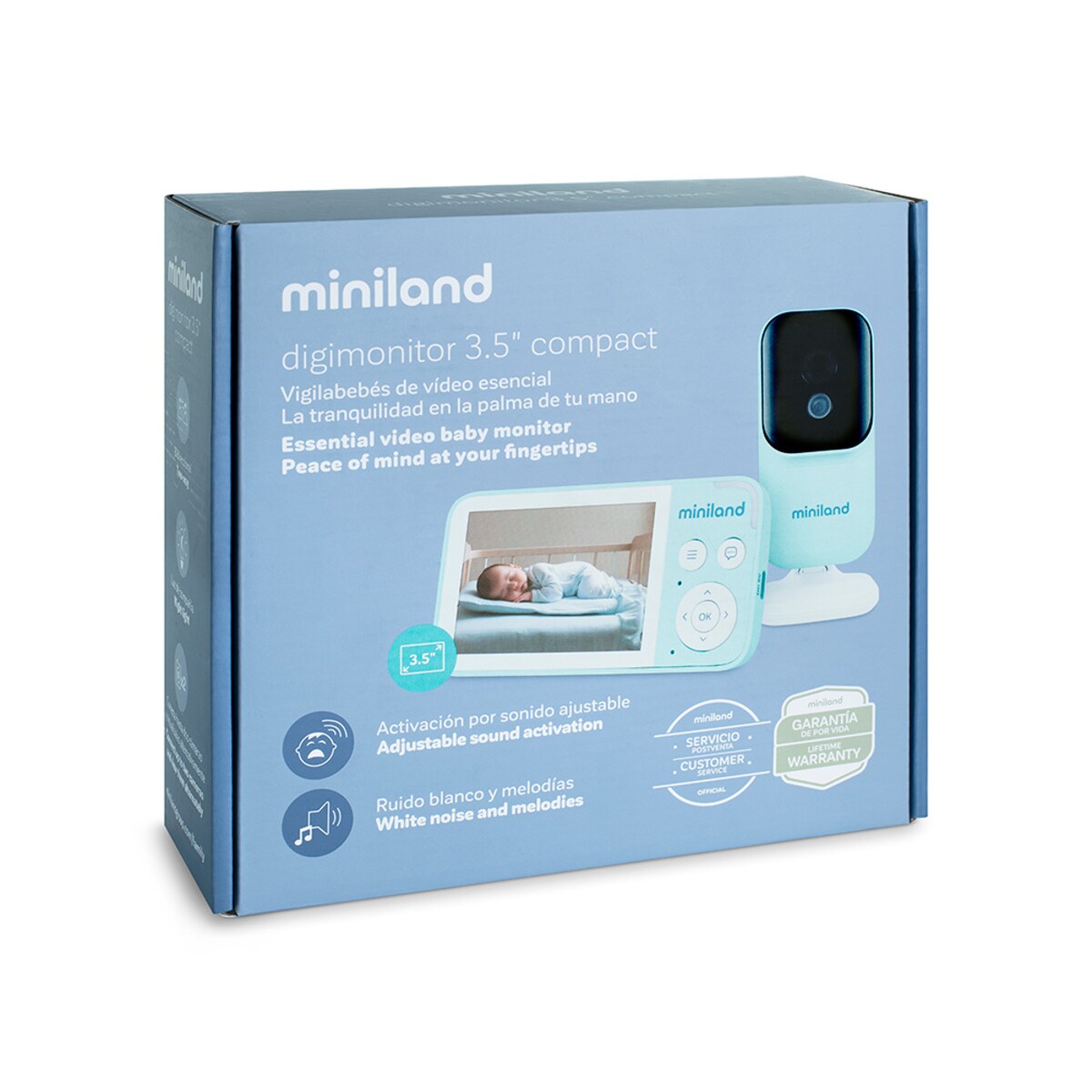 Intercomunicador de Vídeo Digimonitor 3,5" Compact Branco-7