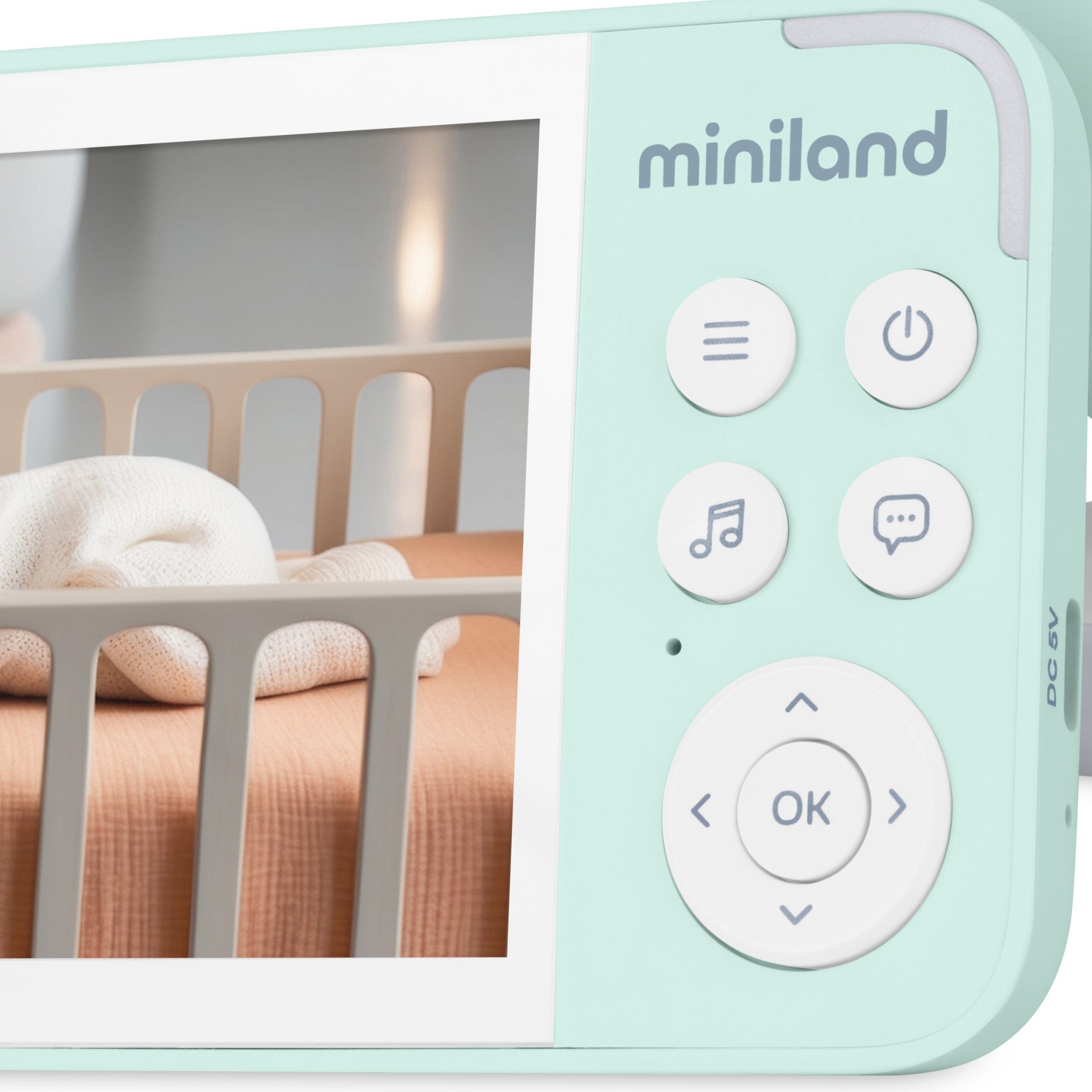 Intercomunicador de Vídeo Digimonitor 5" HD com Ecrã Grande de Alta Definição Branco-4