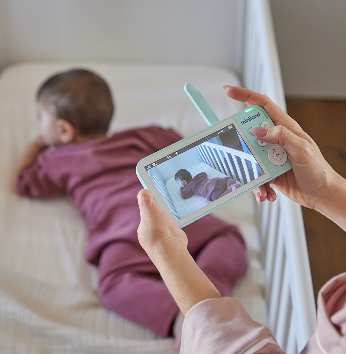 Intercomunicador de Vídeo Digimonitor 5" HD com Ecrã Grande de Alta Definição Branco-7