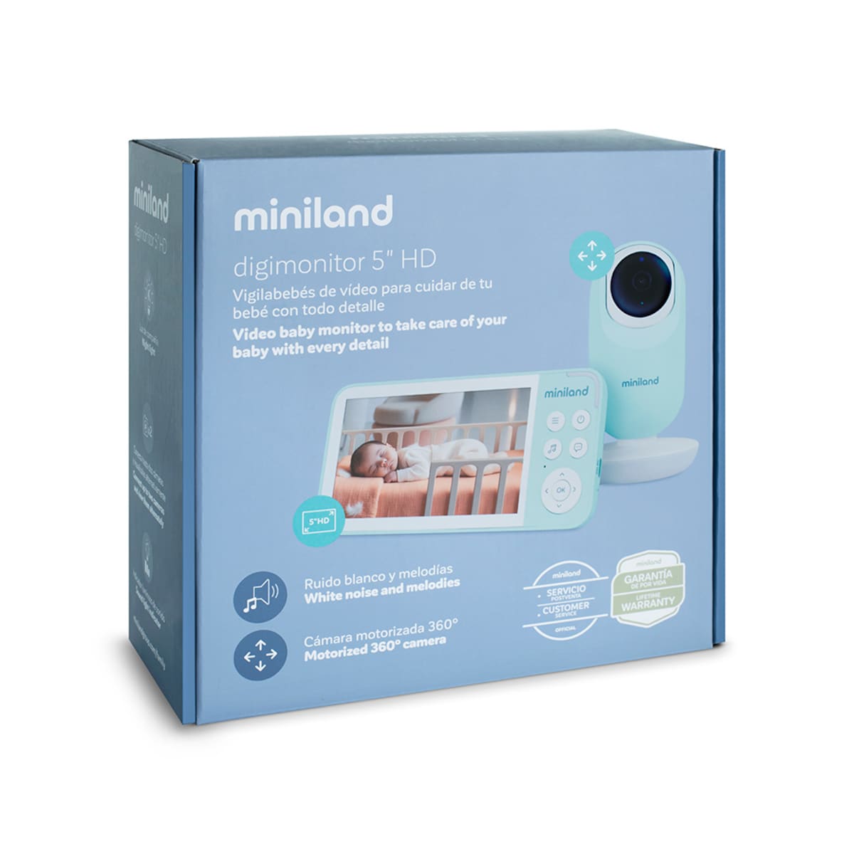 Intercomunicador de Vídeo Digimonitor 5" HD com Ecrã Grande de Alta Definição Branco-9