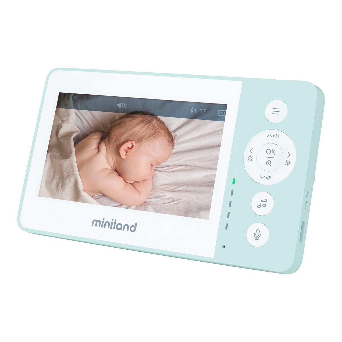 Intercomunicador de Vídeo Digimonitor 4,3" Go com Bateria em Ambas as Unidades Branco-3