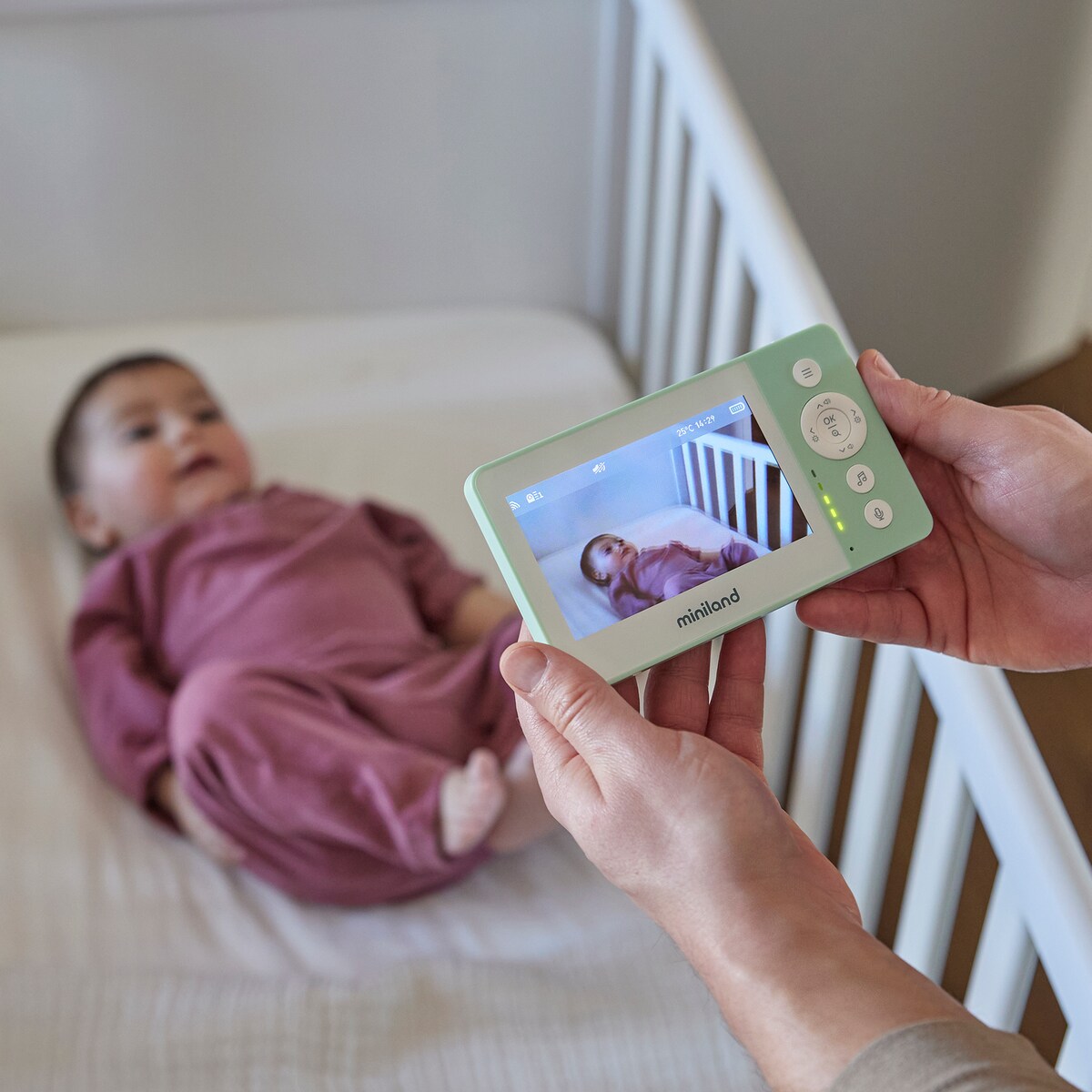 Intercomunicador de Vídeo Digimonitor 4,3" Go com Bateria em Ambas as Unidades Branco-7