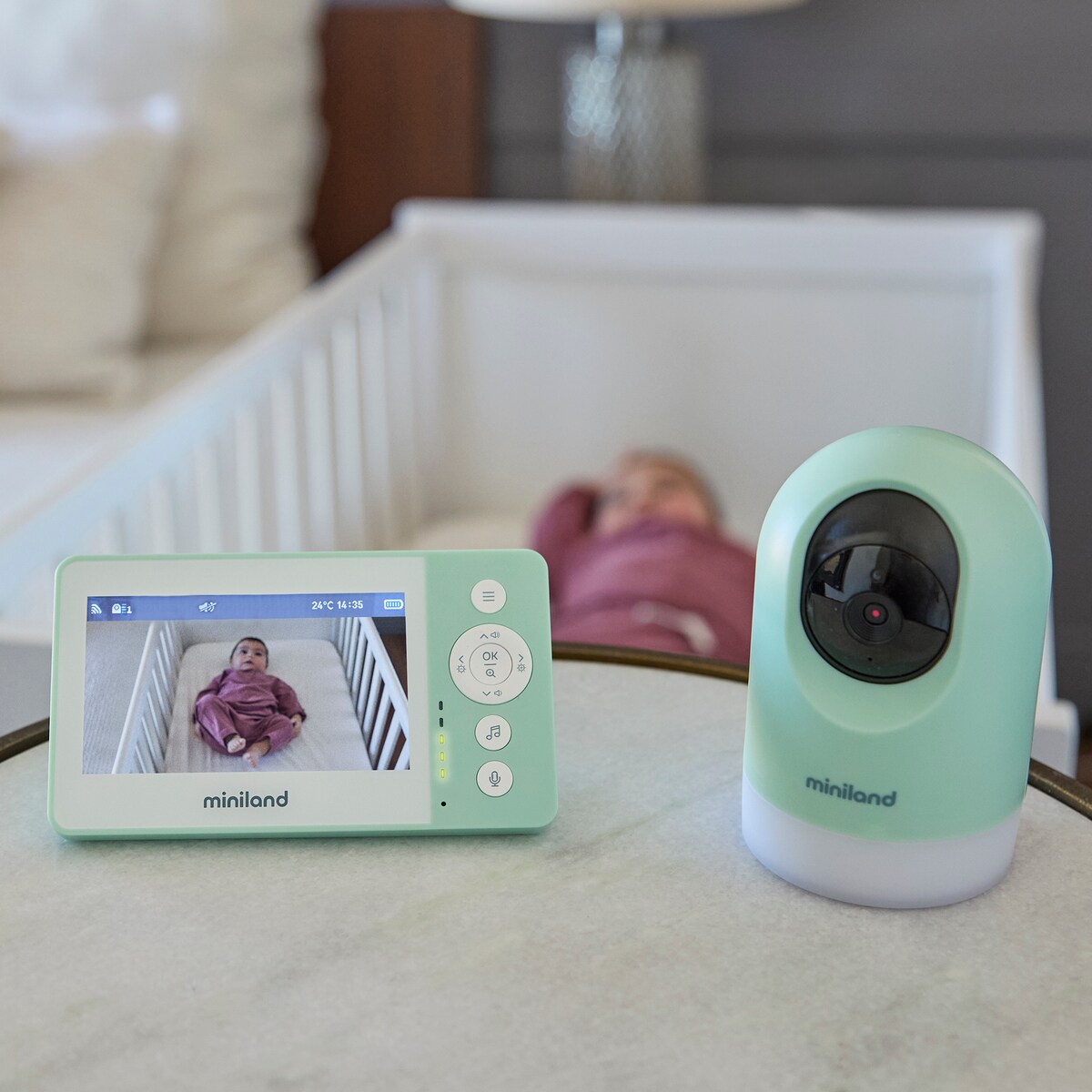 Intercomunicador de Vídeo Digimonitor 4,3" Go com Bateria em Ambas as Unidades Branco-8