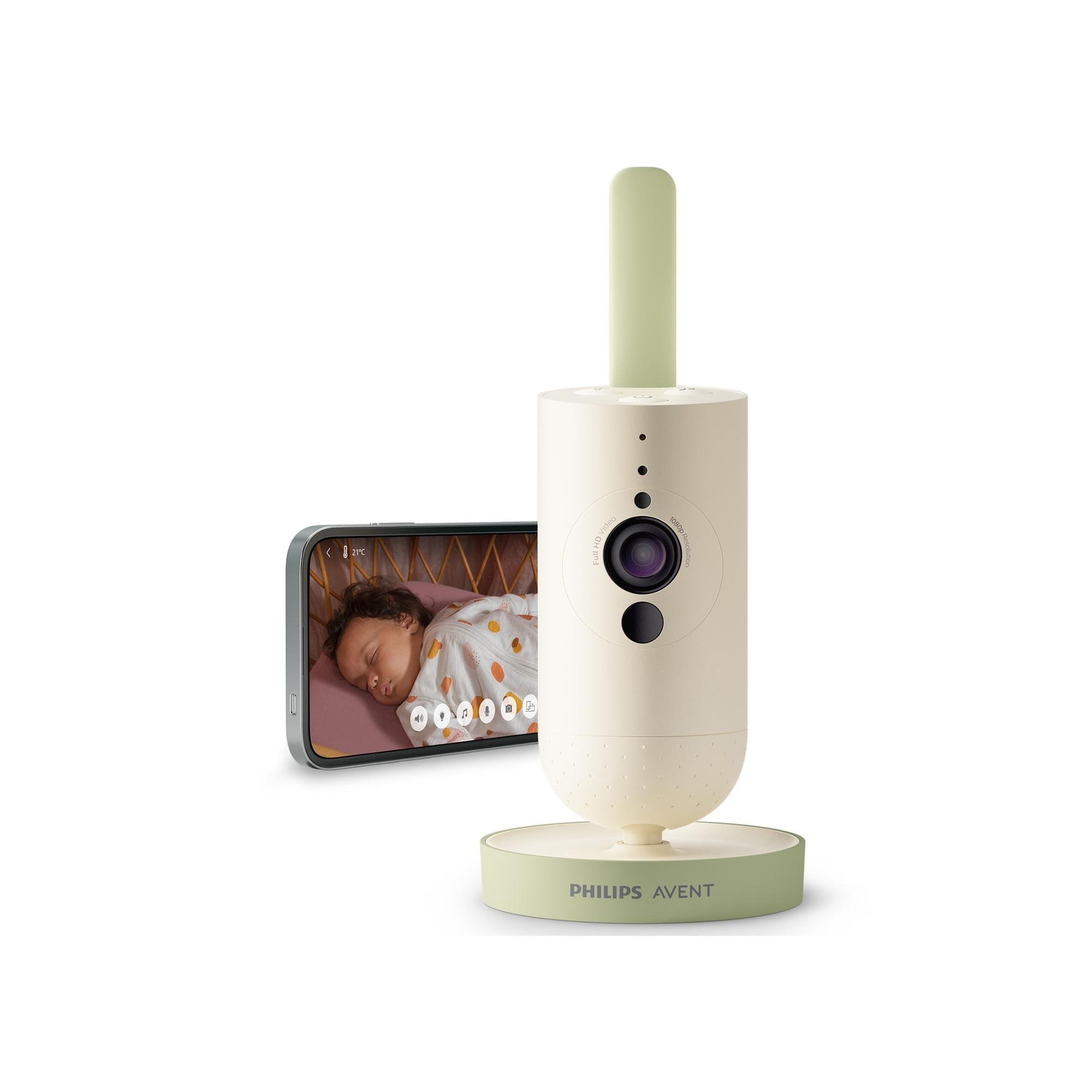 Vigilabebés Philips Avent cámara conectada con app Baby monitor - Nácar Nácar-2