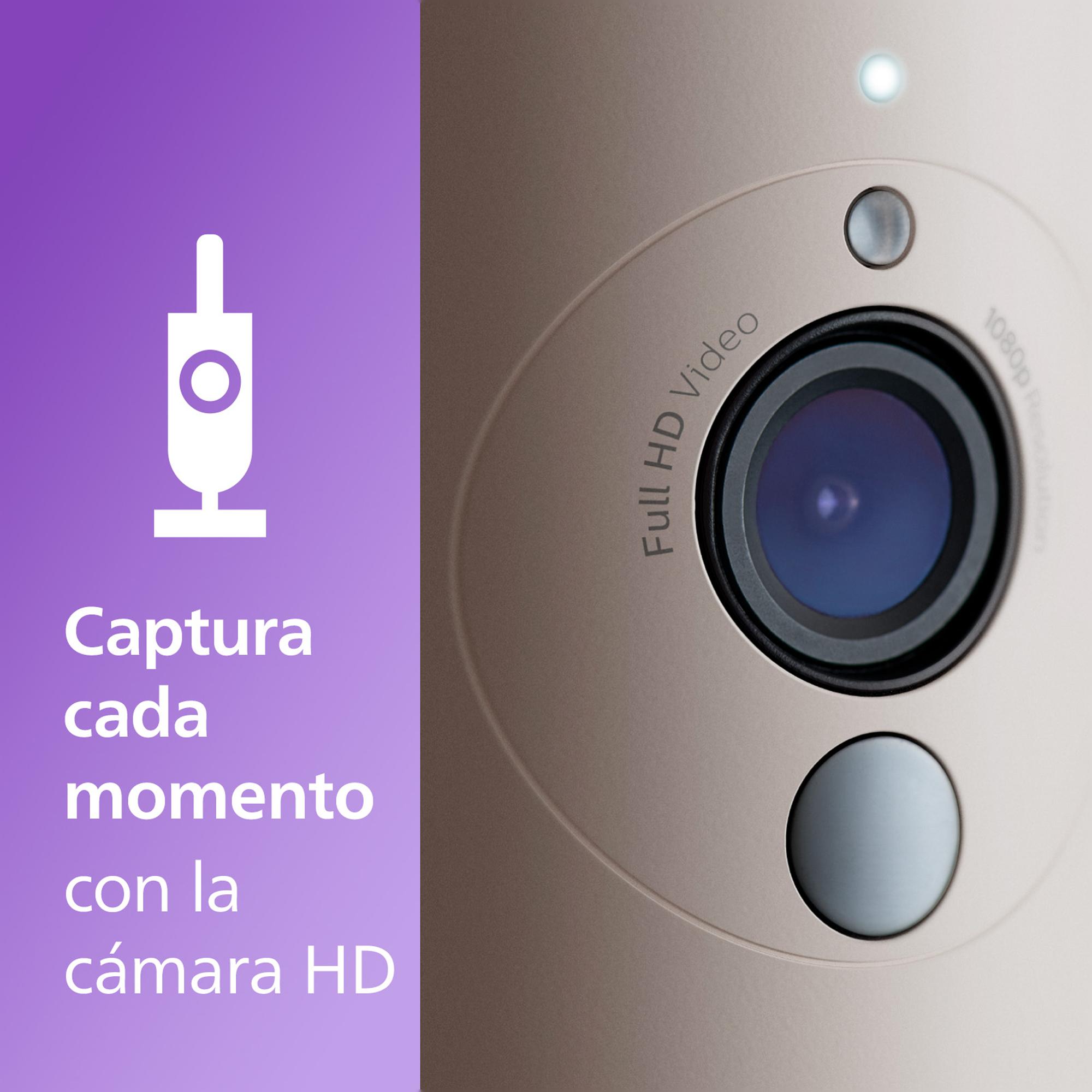 Vigilabebés Philips Avent cámara conectada con app Baby monitor - Nácar Nácar-4