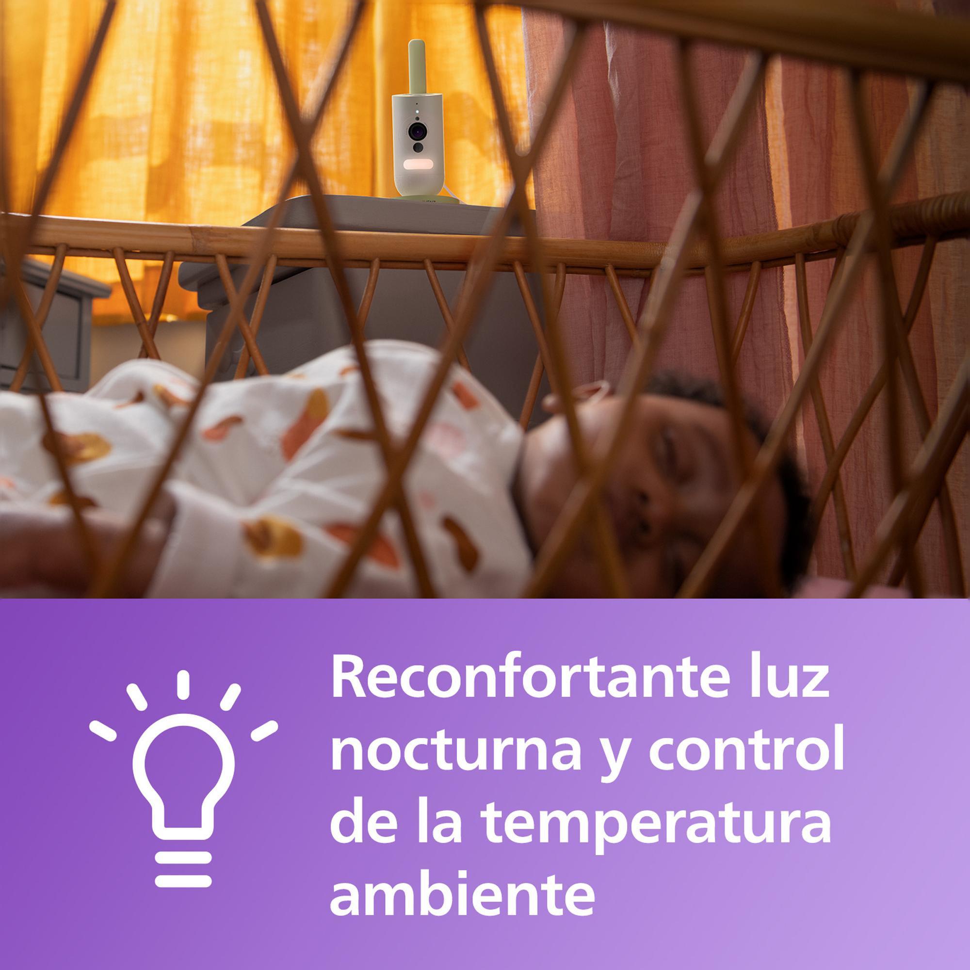 Vigilabebés Philips Avent cámara conectada con app Baby monitor - Nácar Nácar-7