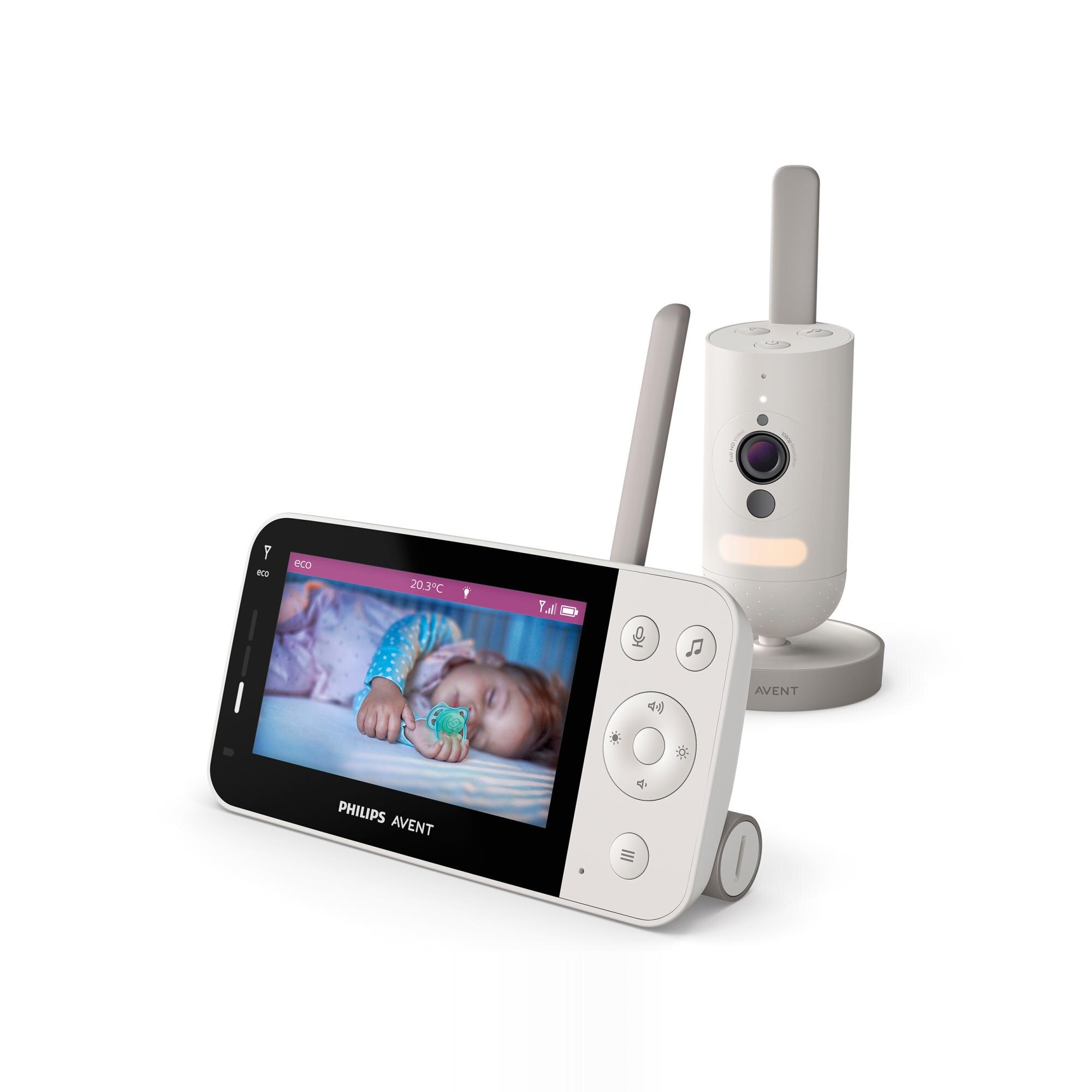 Vigilabebés Philips Avent Conectado 4,3" con unidad de padres + App - Nácar Nácar-2