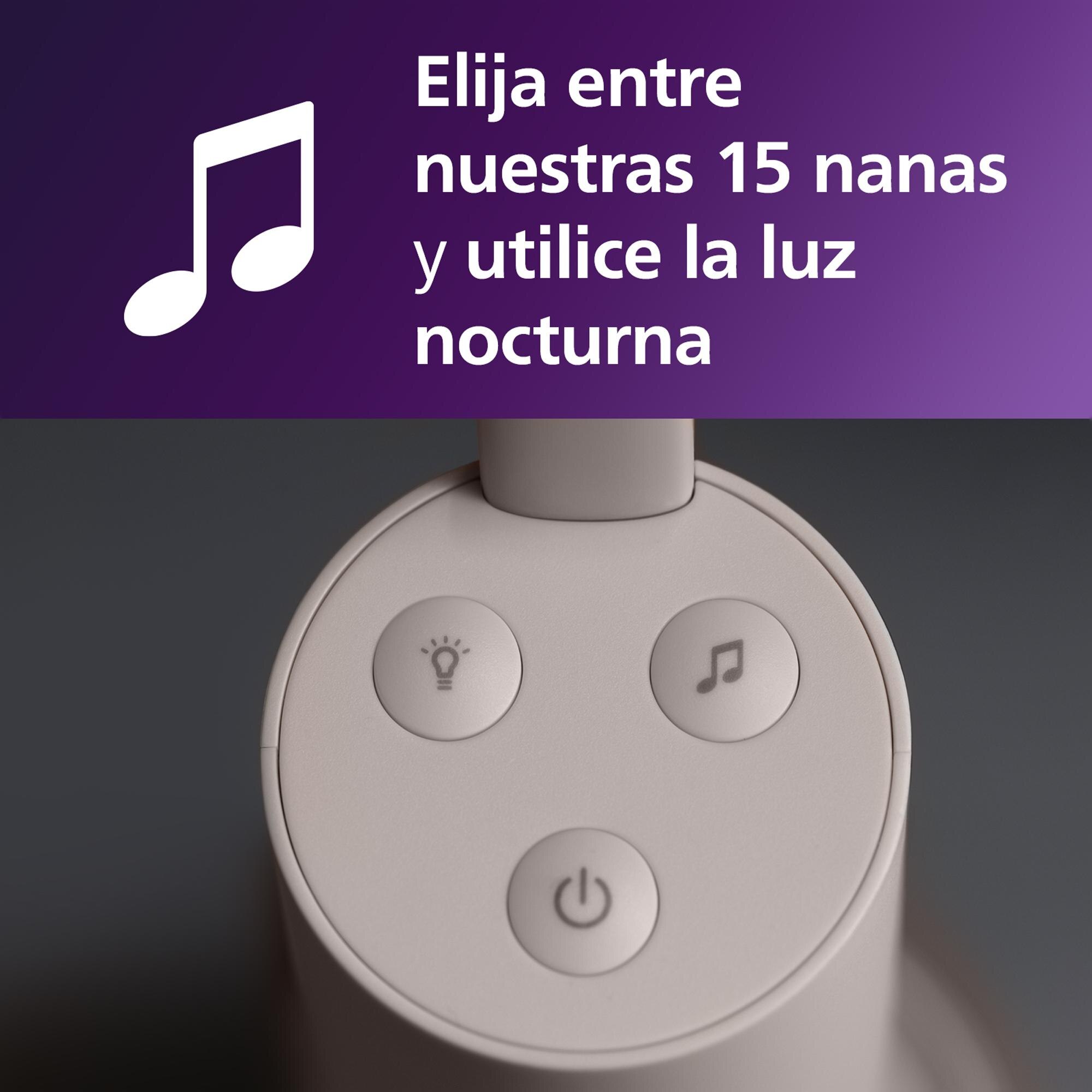 Vigilabebés Philips Avent Conectado 4,3" con unidad de padres + App - Nácar Nácar-5