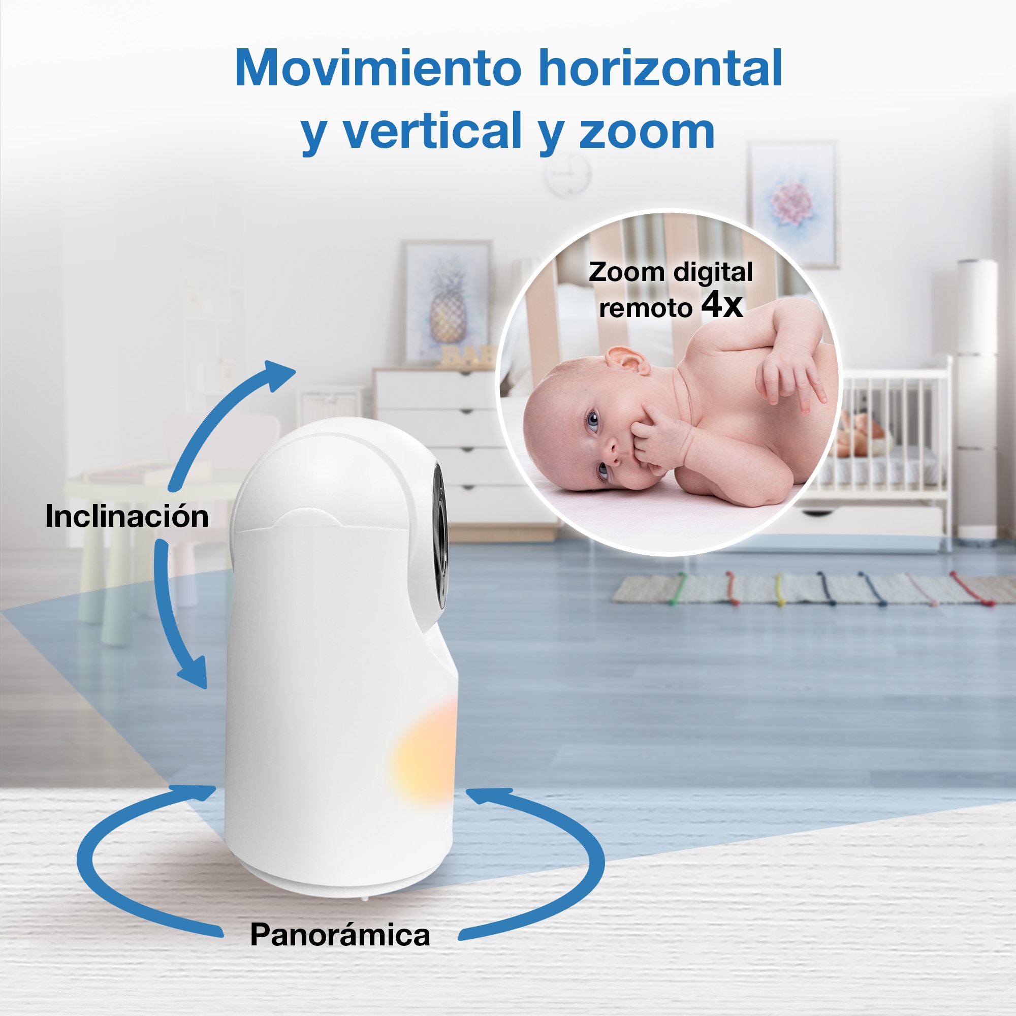 Intercomunicador Vtech com Ecrã de 7" HQ e Duas Câmaras Branco-11