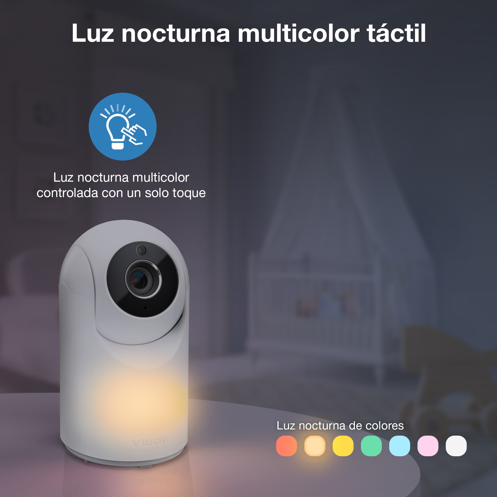 Intercomunicador Vtech com Ecrã de 7" HQ e Duas Câmaras Branco-12
