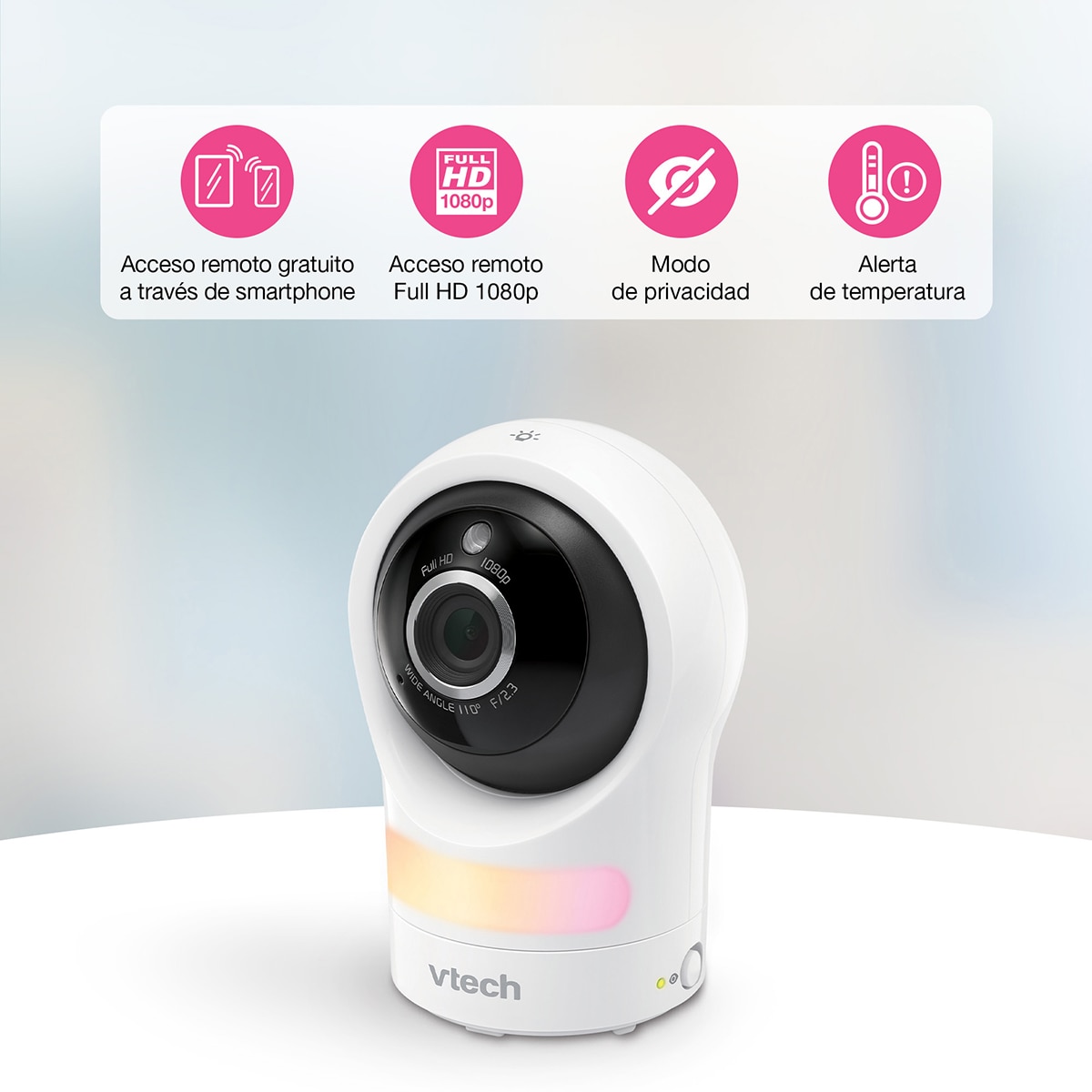 Vigilabebés solo cámara Vtech sin unidad de padres - Blanco Blanco-7