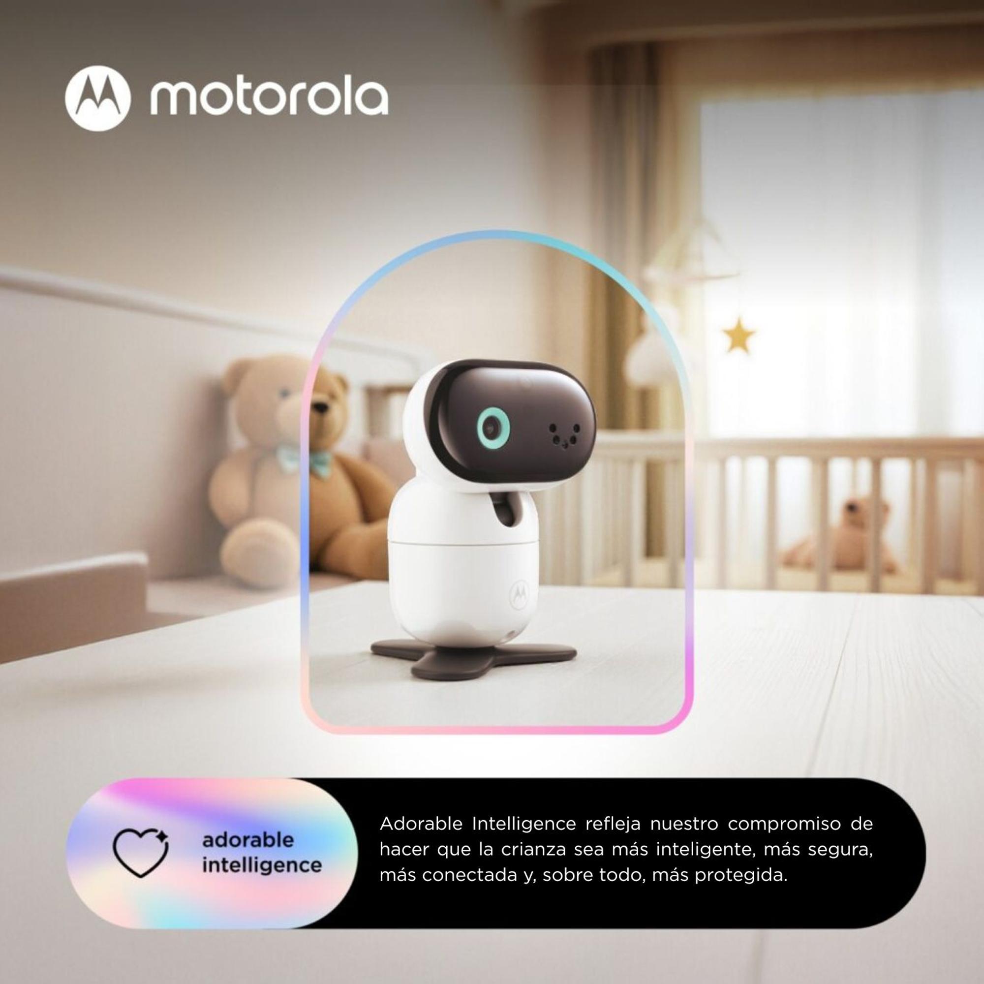 Monitor de Vídeo para Bebés 5" Conectado por Wi-Fi com Detetor de Choro Branco-3