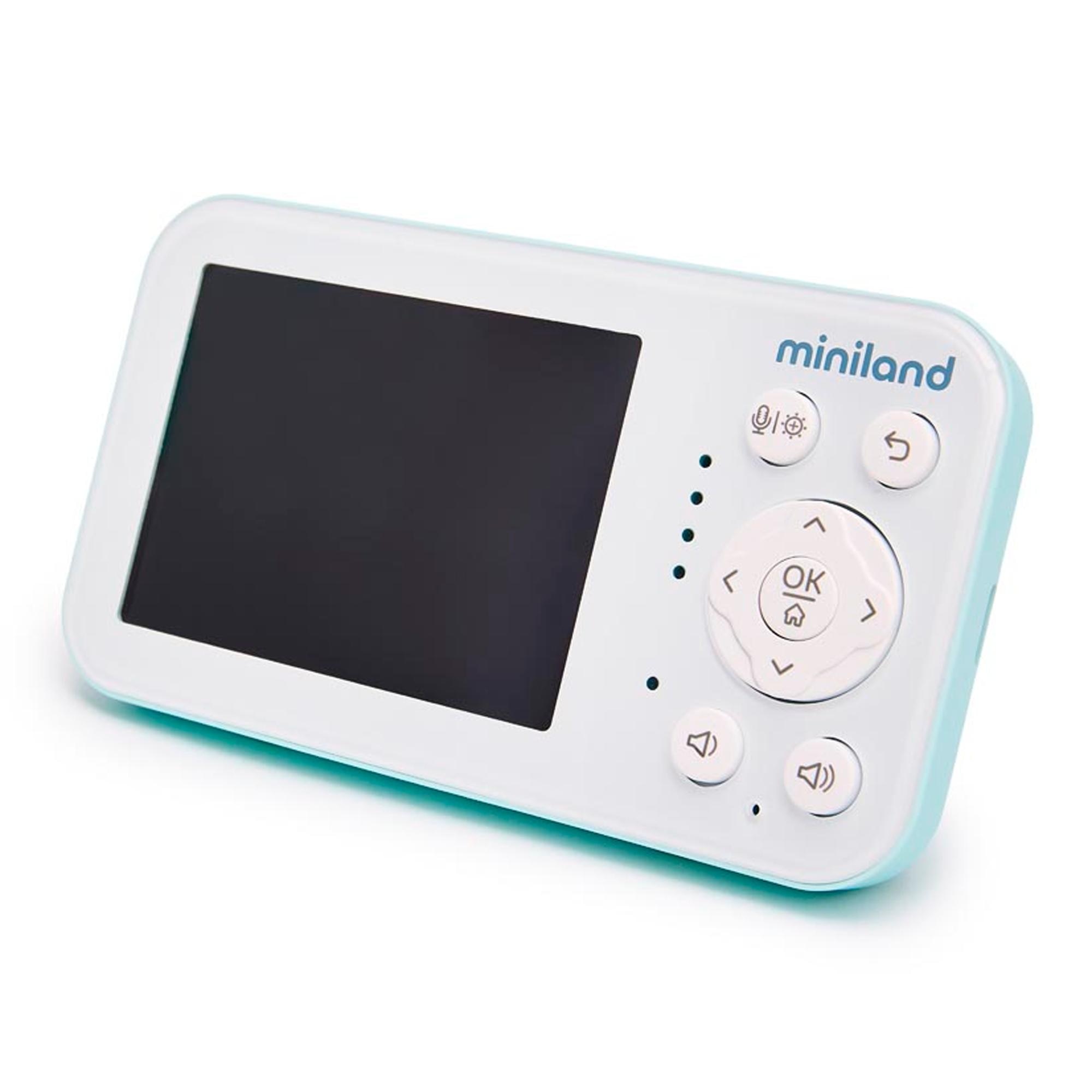 Monitor Portátil para Bebés Miniland Go Lite Verde Mint-3