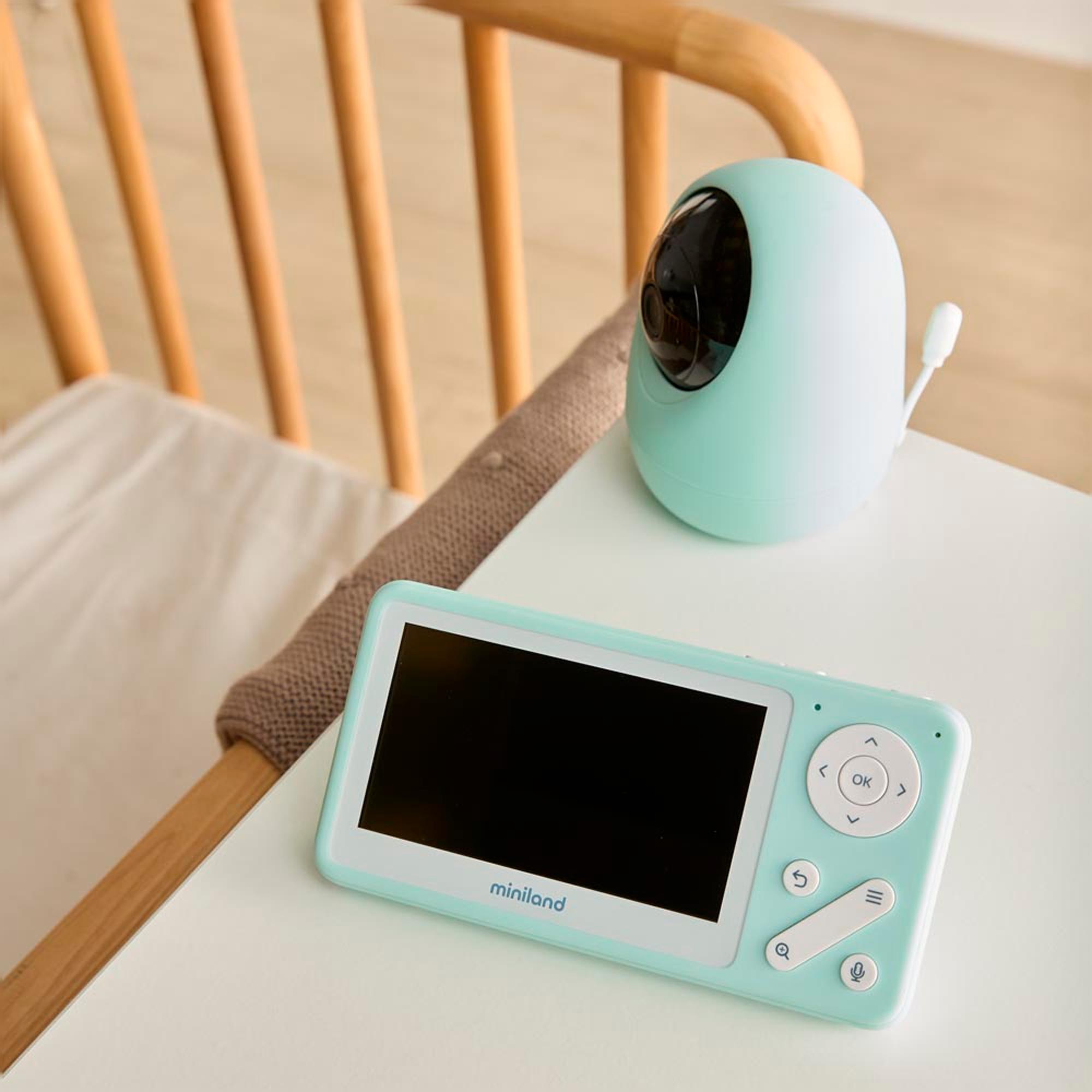 Monitor para bebé de 4,2" com ligação em qualquer lugar Verde Mint-5