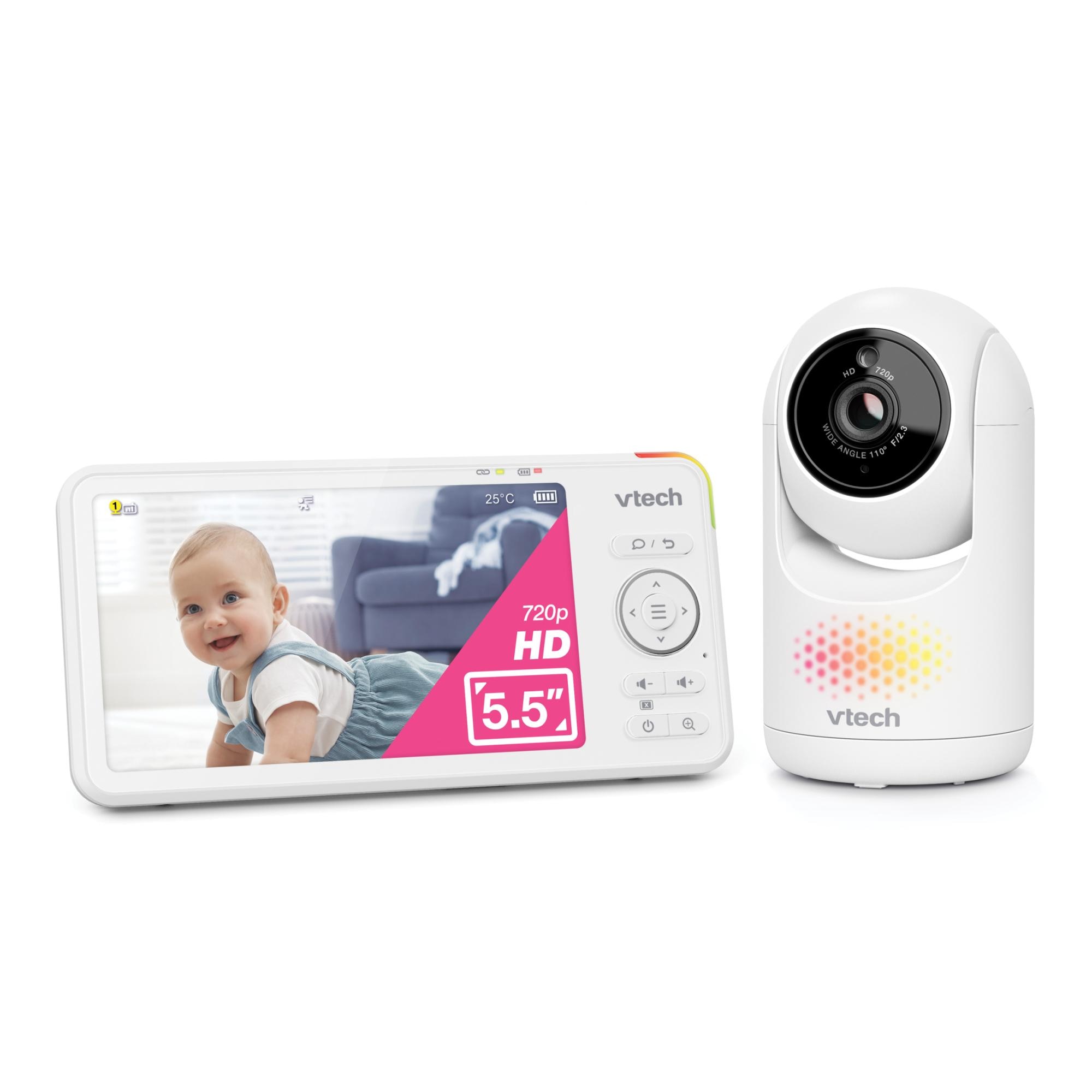 Imagem 0 de Intercomunicador de Bebés com Ecrã de 5,5" HD e Câmara Orientável