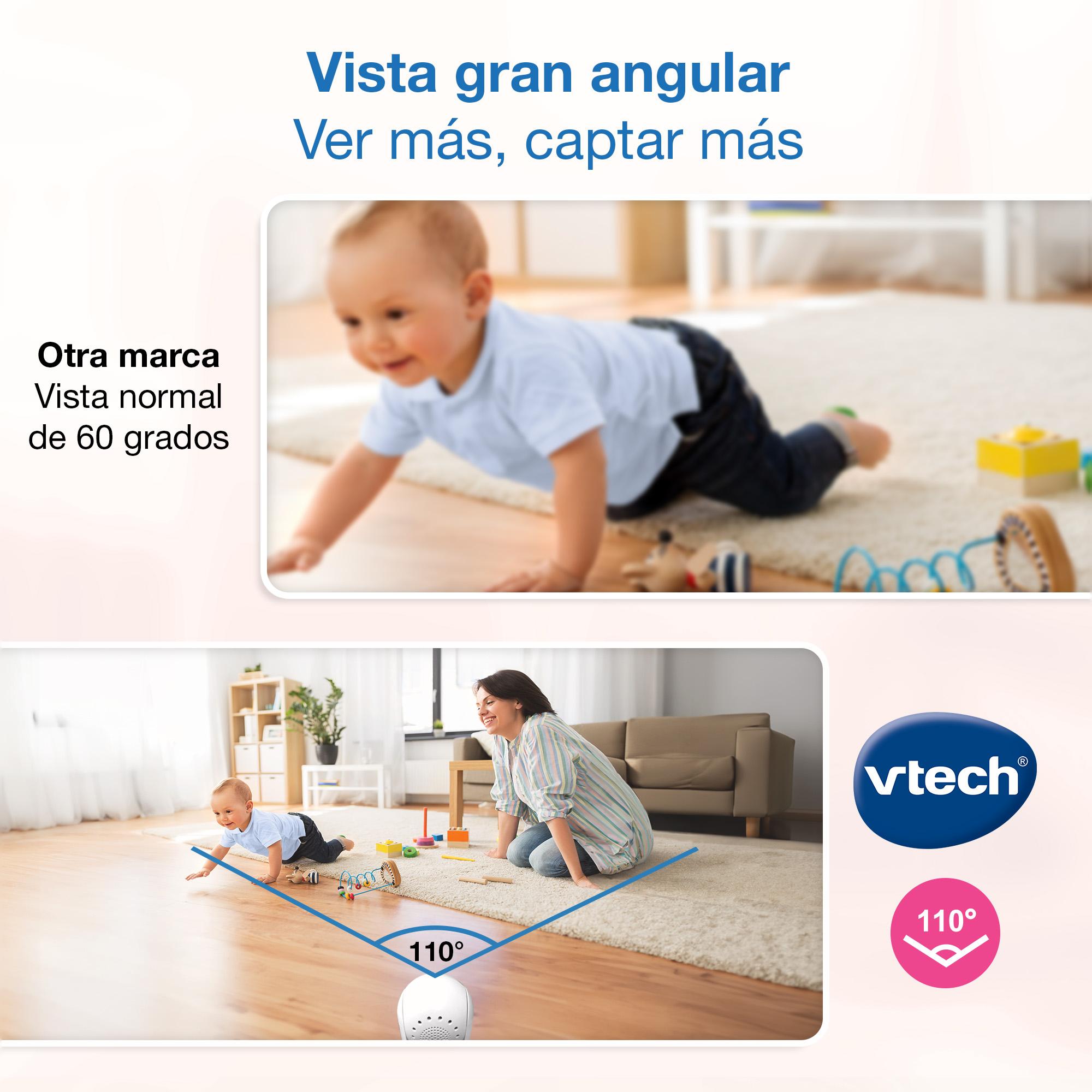 Intercomunicador de Bebés com Ecrã de 5,5" HD e Câmara Orientável Branco-16