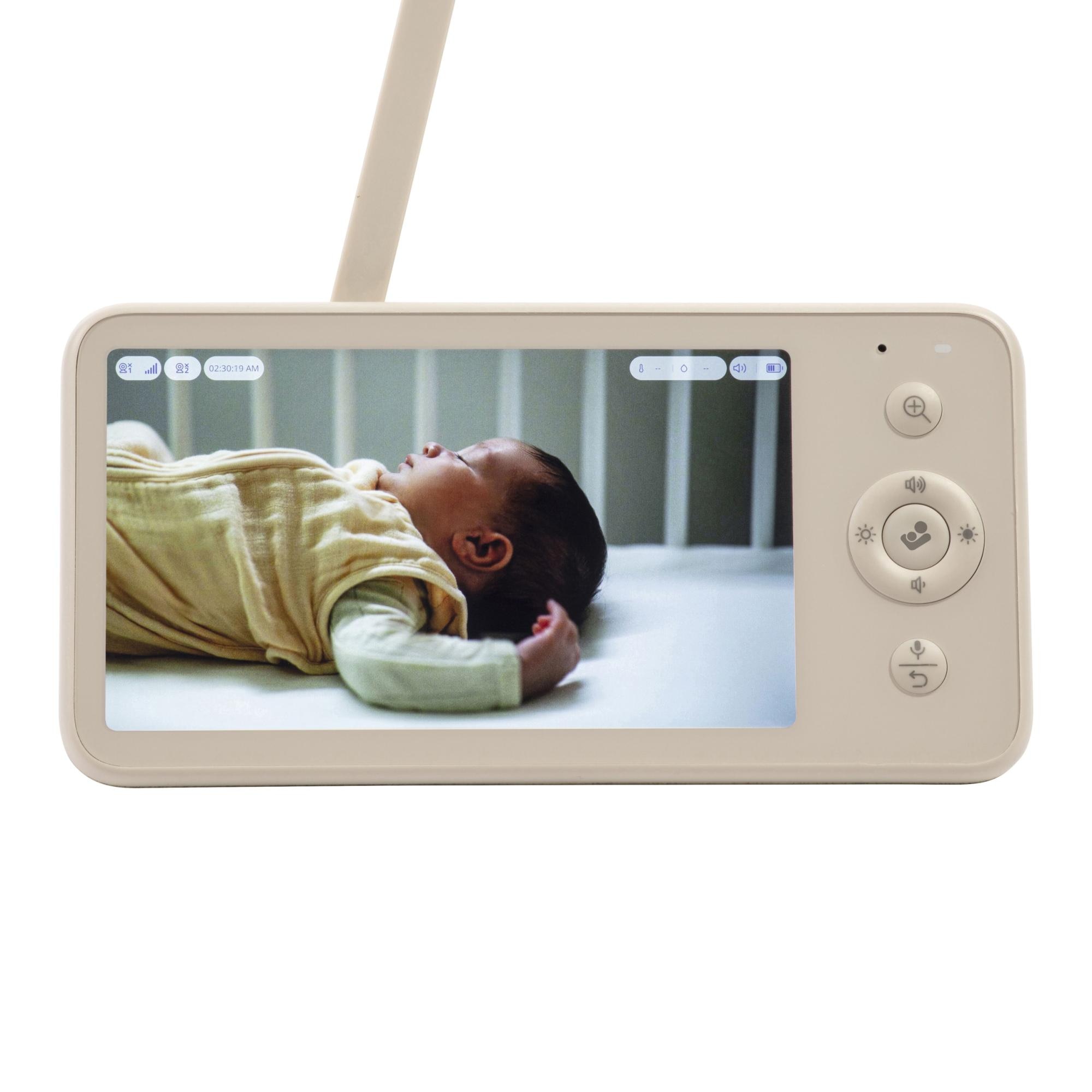 Monitor de Bebés Conectado Inteligente See2 Plus 5,5' HD Bege Serra-6