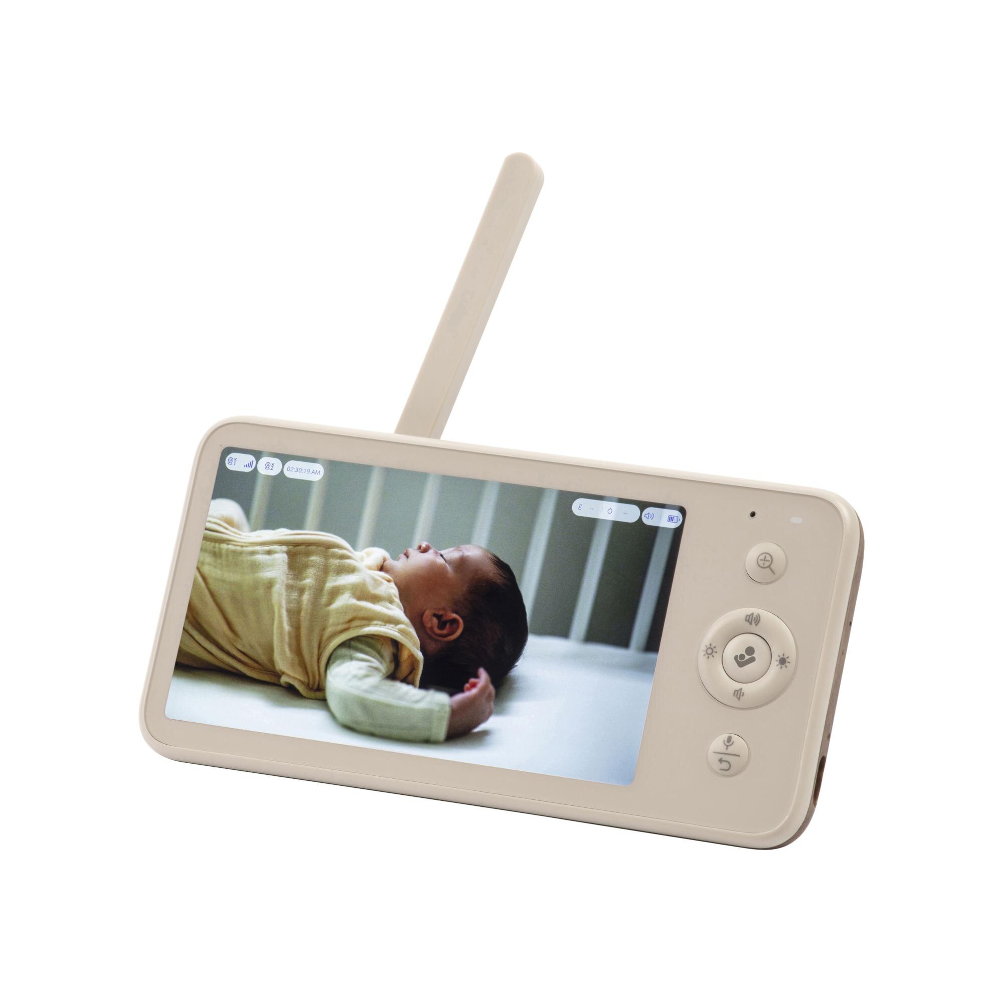 Monitor de Bebés Conectado Inteligente See2 Pro 5,5' HD Bege Serra-2