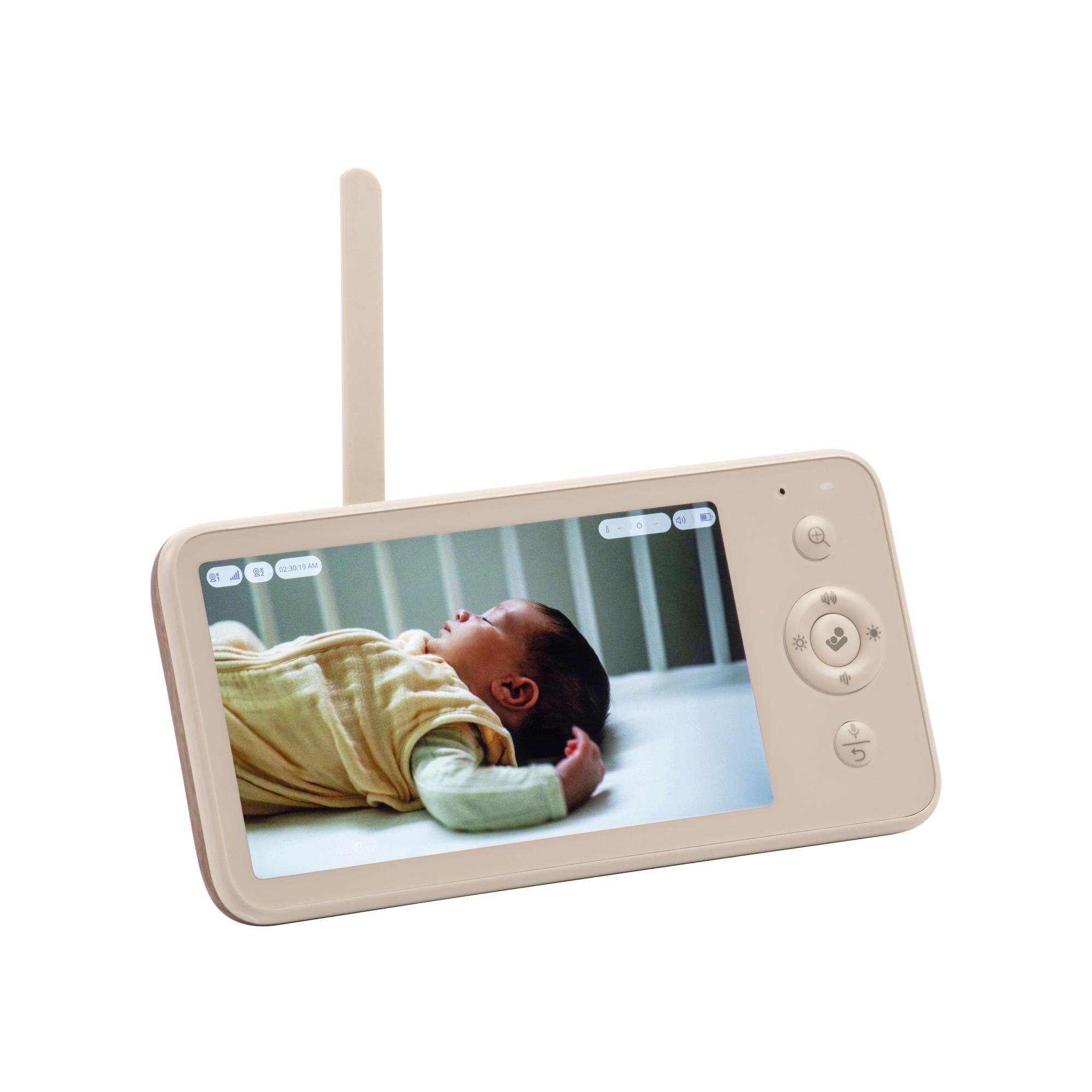 Monitor de Bebés Conectado Inteligente See2 Pro 5,5' HD Bege Serra-4