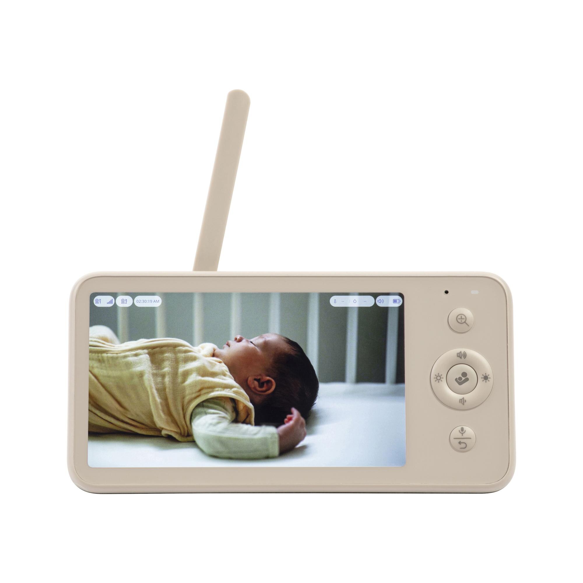 Monitor de Bebés Conectado Inteligente See2 Pro 5,5' HD Bege Serra-6