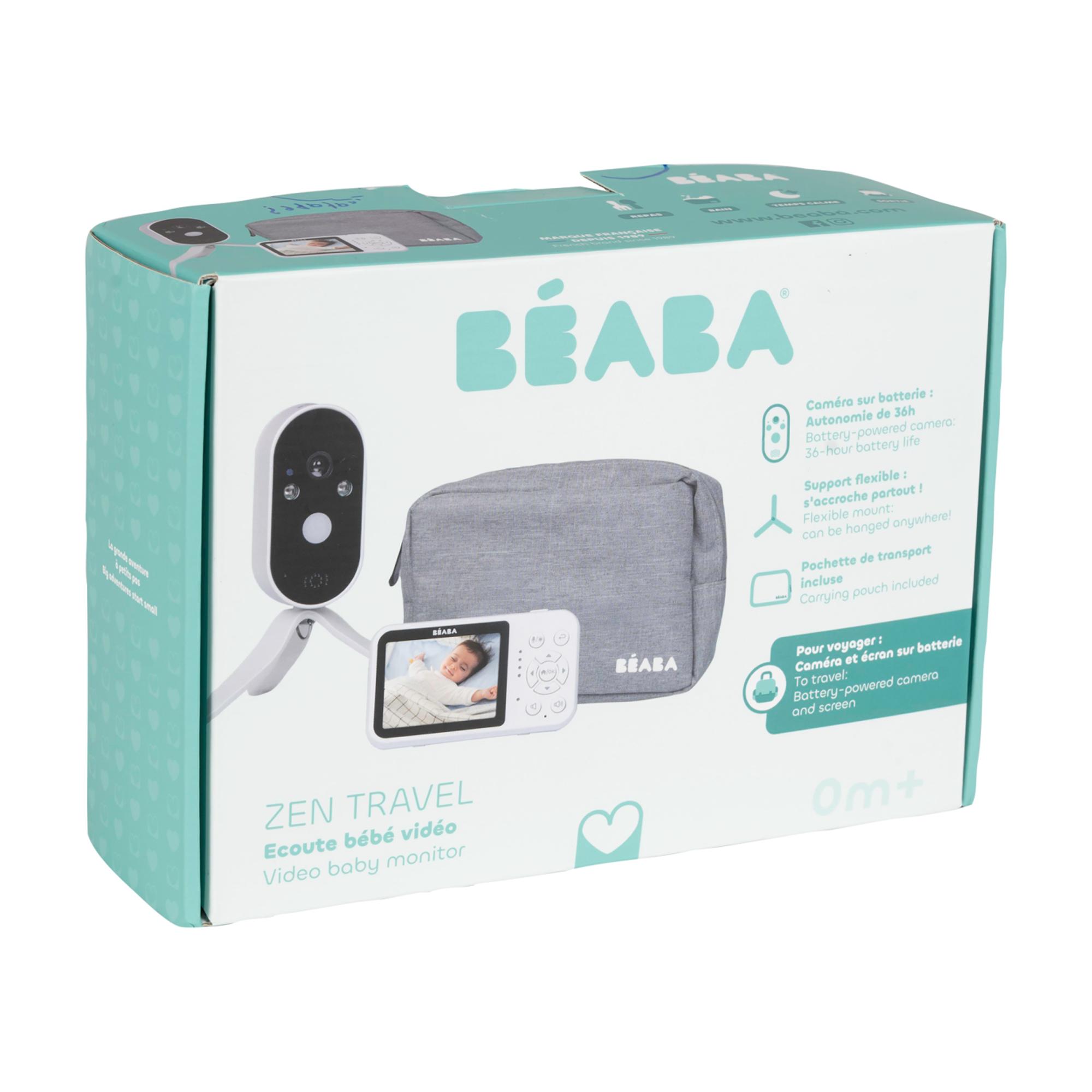 Vigilabebés video Béaba 2,8" Zen Travel - Blanco Blanco-10