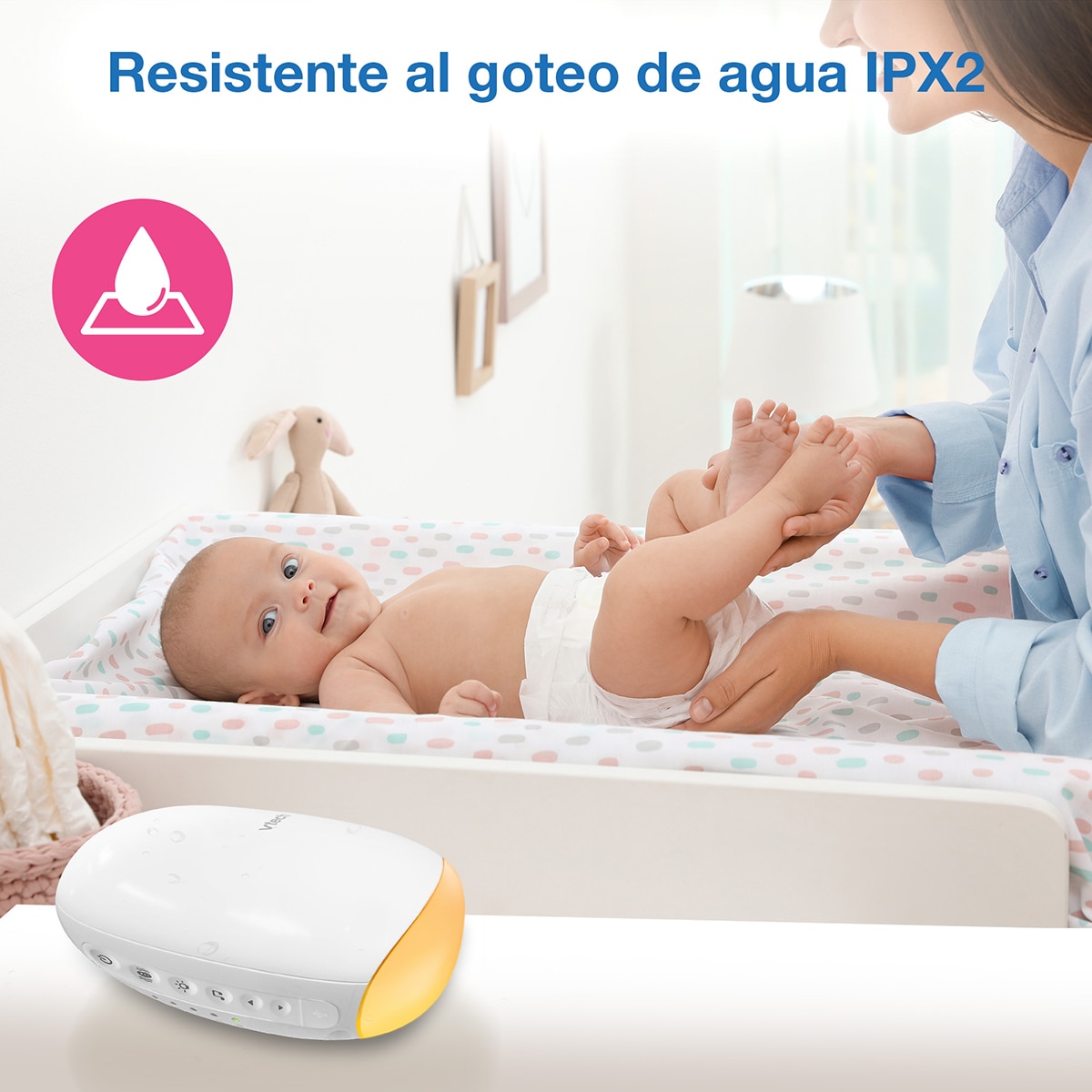 Sistema de Oscilação para Carrinhos com Bateria, Luz e Som Branco-18
