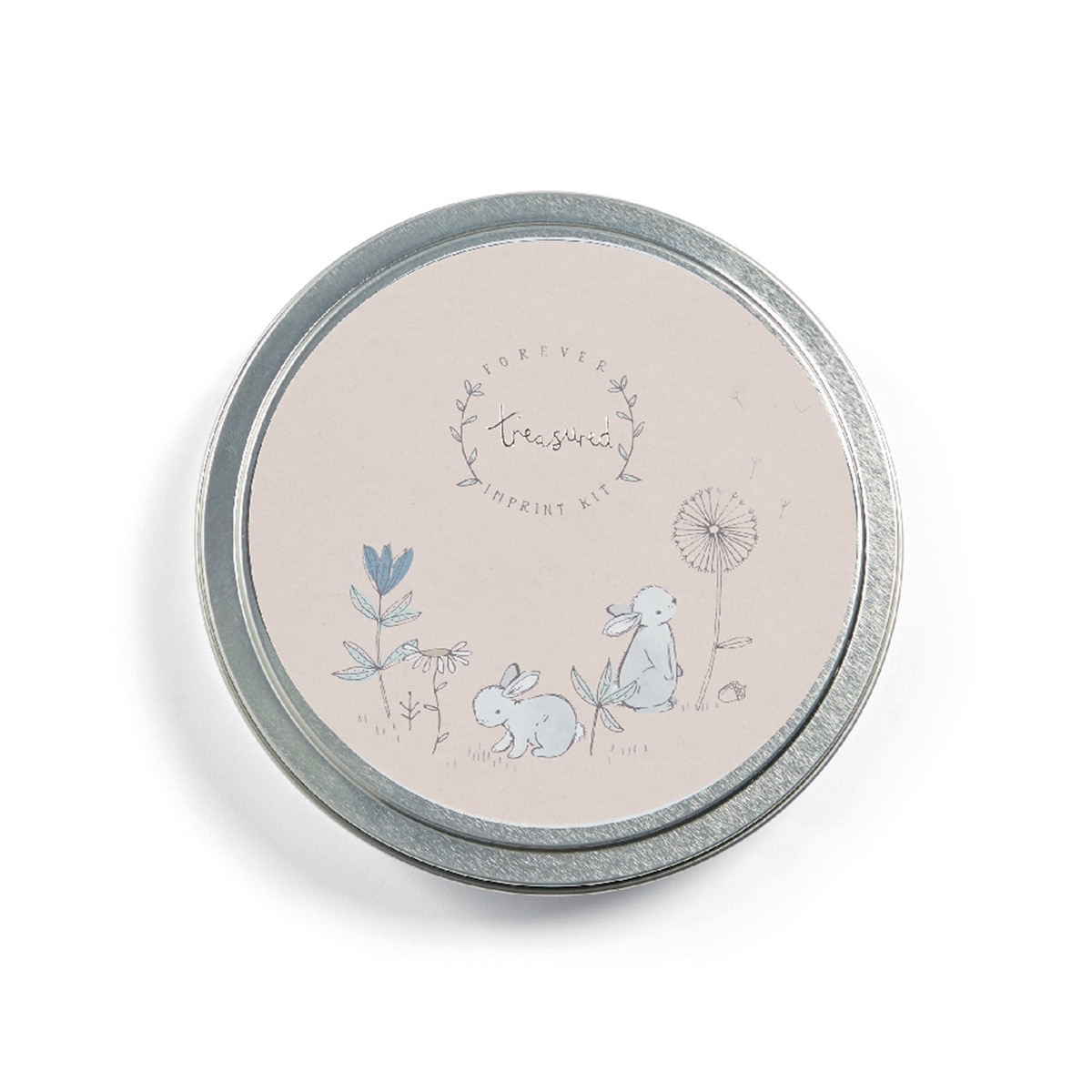 Huella Mamas&Papas kit impresión caja redonda - Rosa claro Rosa claro-1