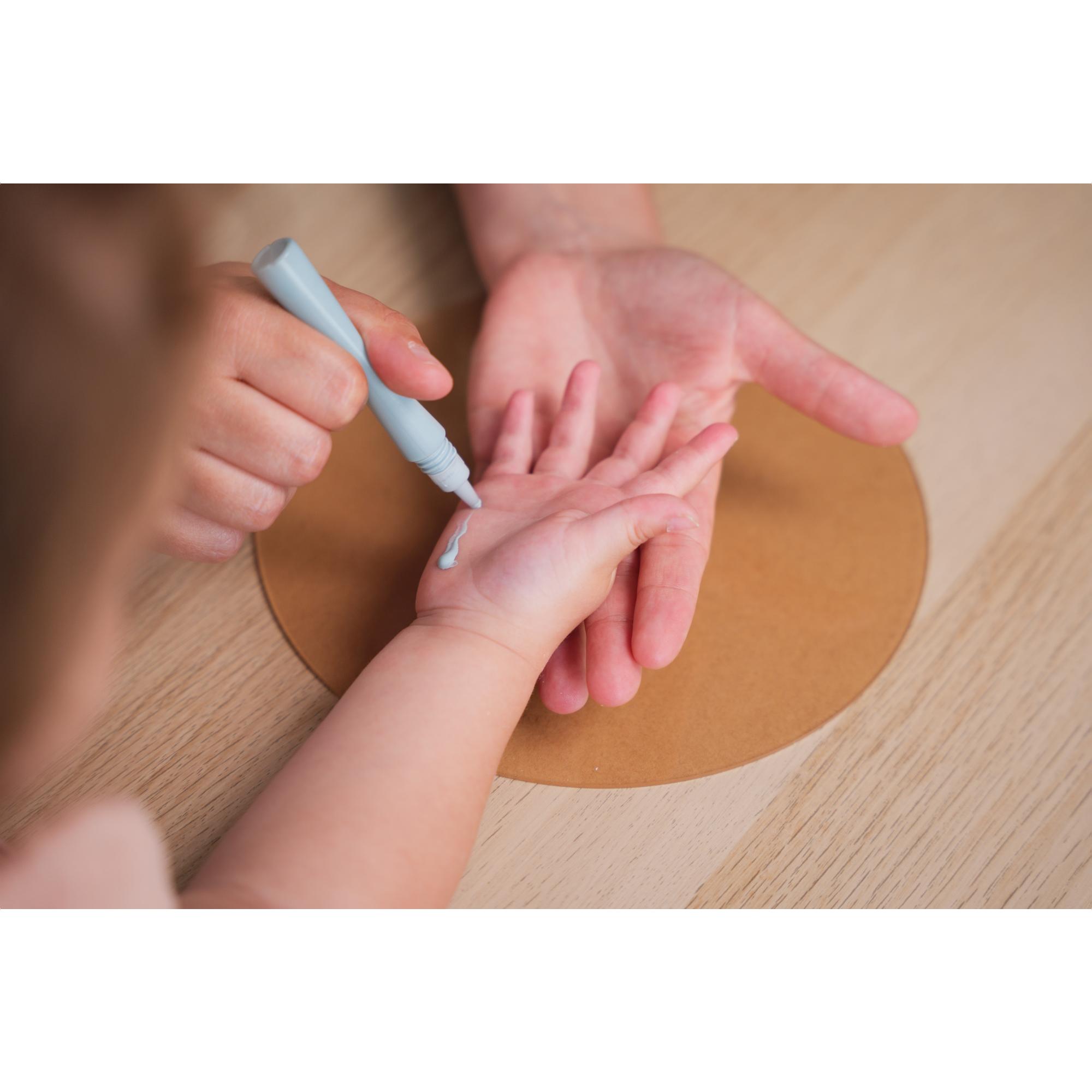 Metacrilato Impressões de Mãos Familiares para 5 Mãos Natural-8