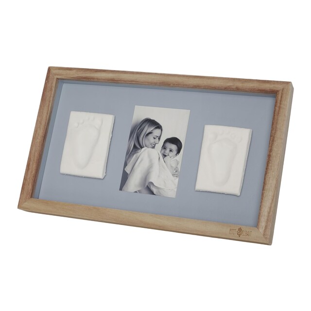 Imagen 0 de Marco huellas Petit Artichaut con foto y 2 huellas