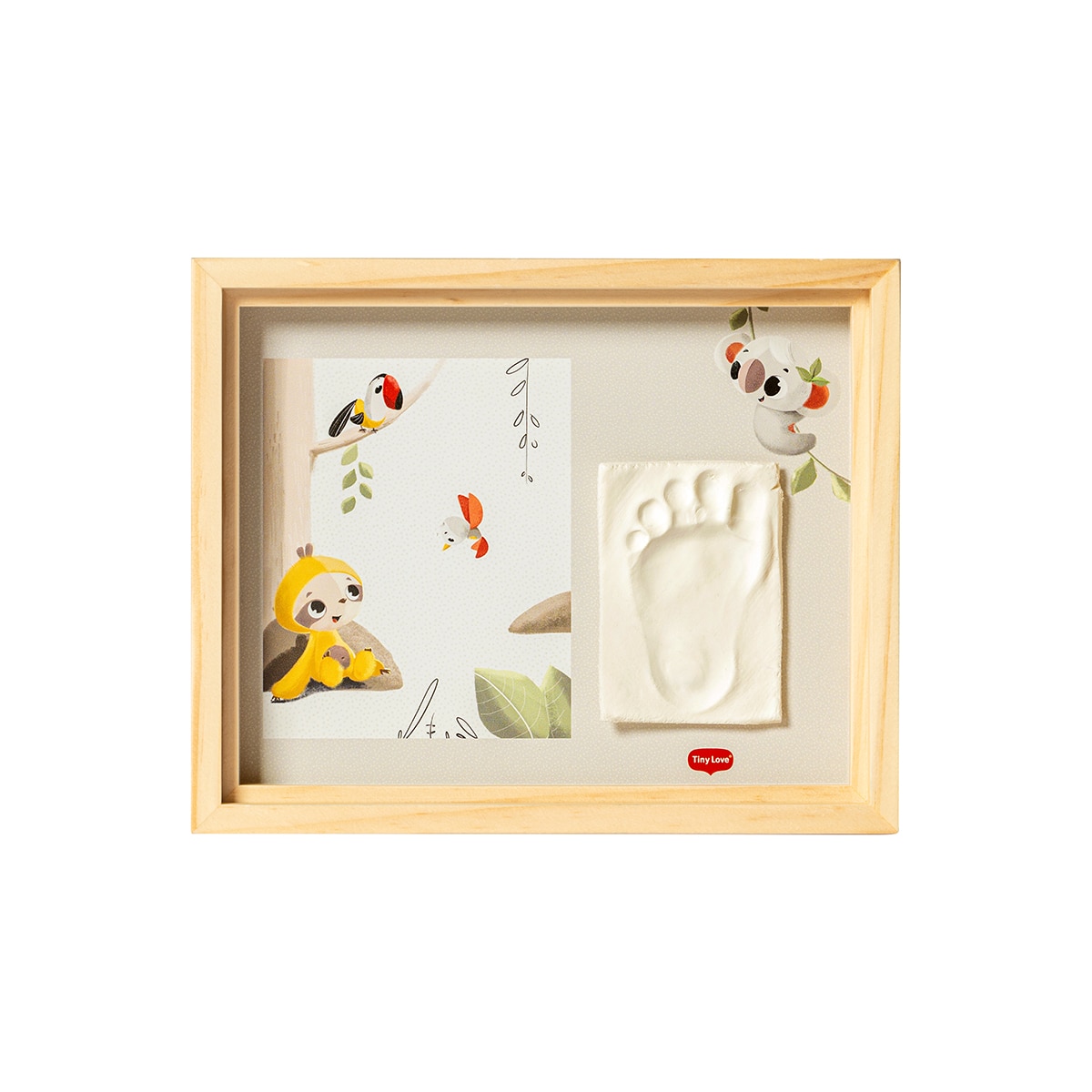 Imagem 0 de Moldura de Pegada/Mão com Foto e de Madeira