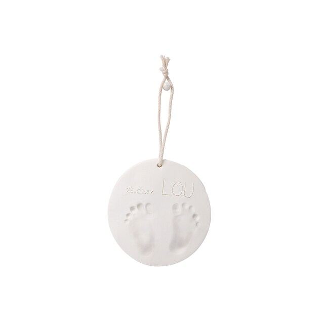 Molde colgante Tiny Love pure print para huella bebé