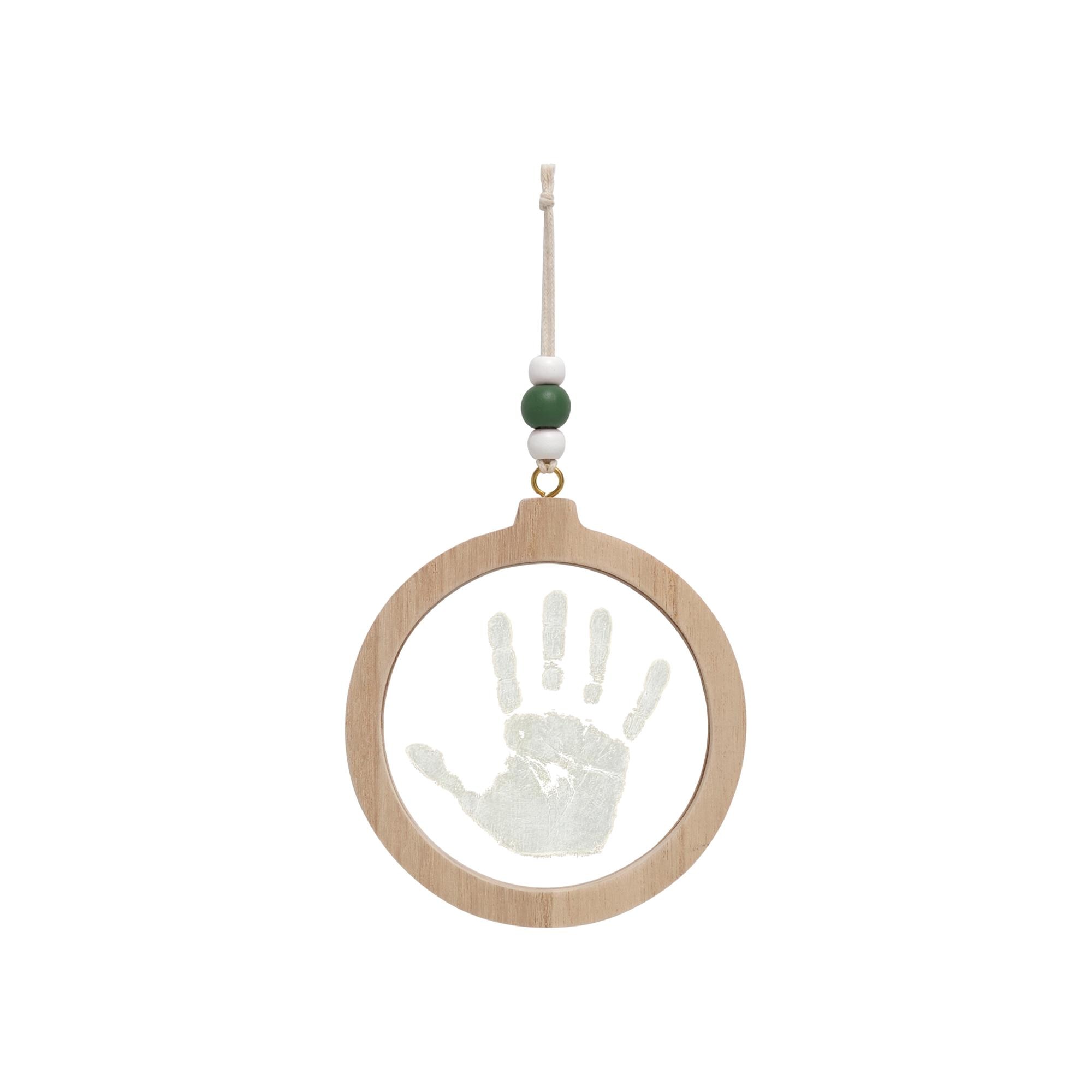 Imagen 1 de Adorno navidad personalizada Petit Artichaut con huella Natural