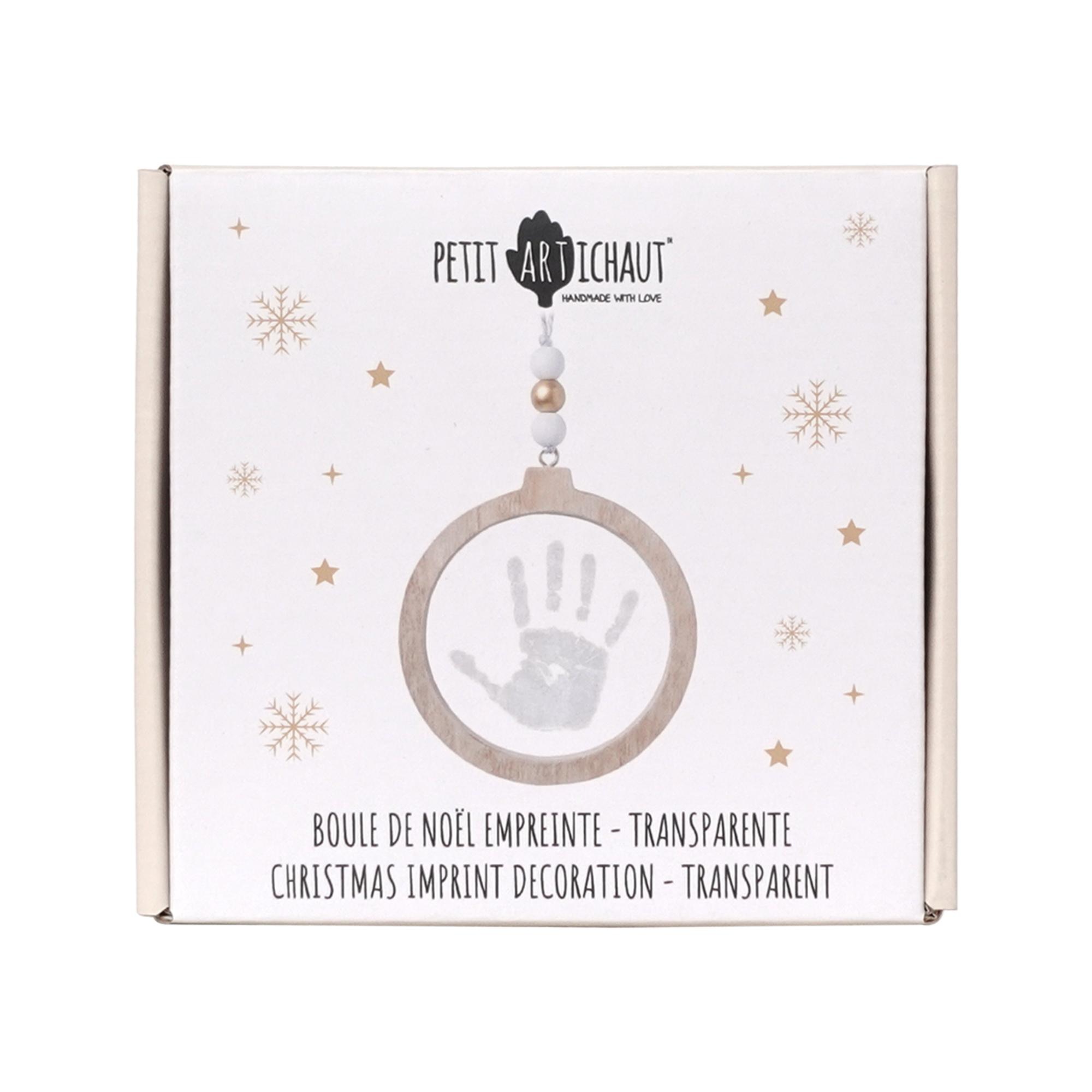 Imagen 3 de Adorno navidad personalizada Petit Artichaut con huella - Natural Natural