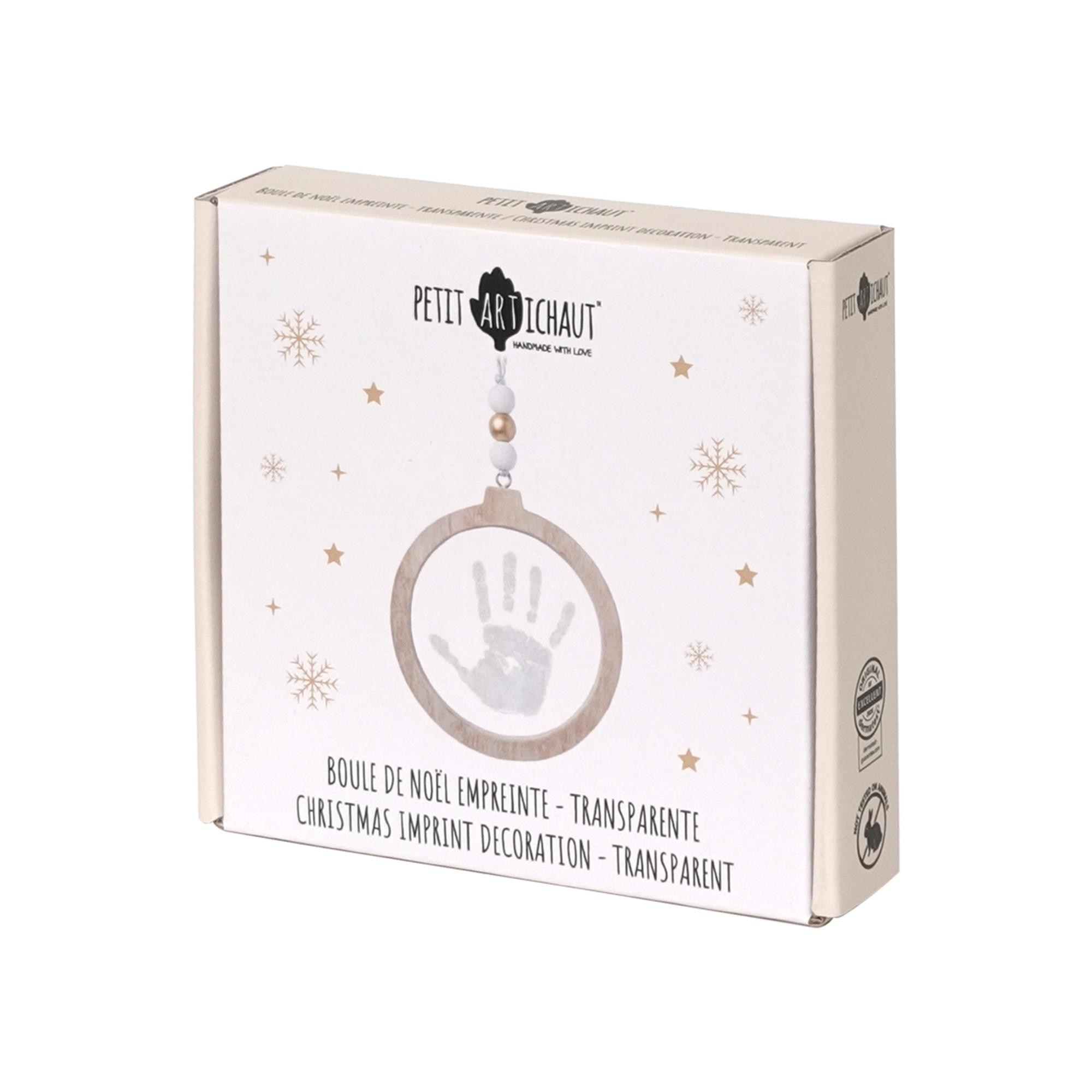 Imagen 5 de Adorno navidad personalizada Petit Artichaut con huella - Natural Natural