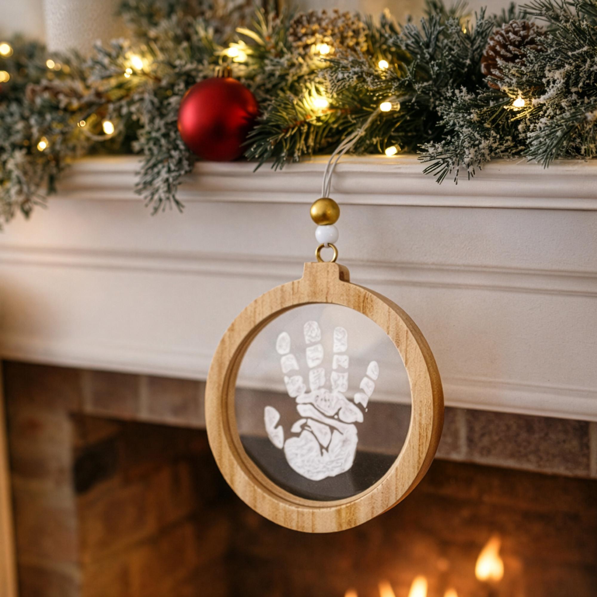Imagen 6 de Adorno navidad personalizada Petit Artichaut con huella - Natural Natural