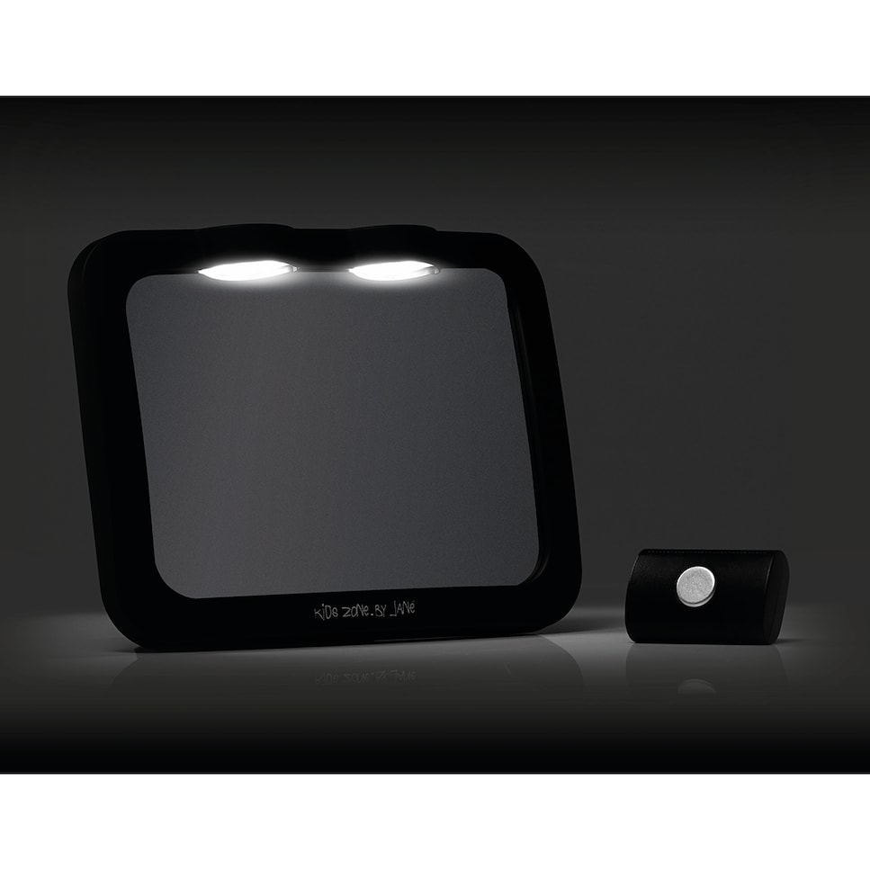 Imagen 0 de Espejor retrovisor auto Ledy Jane con mando Negro