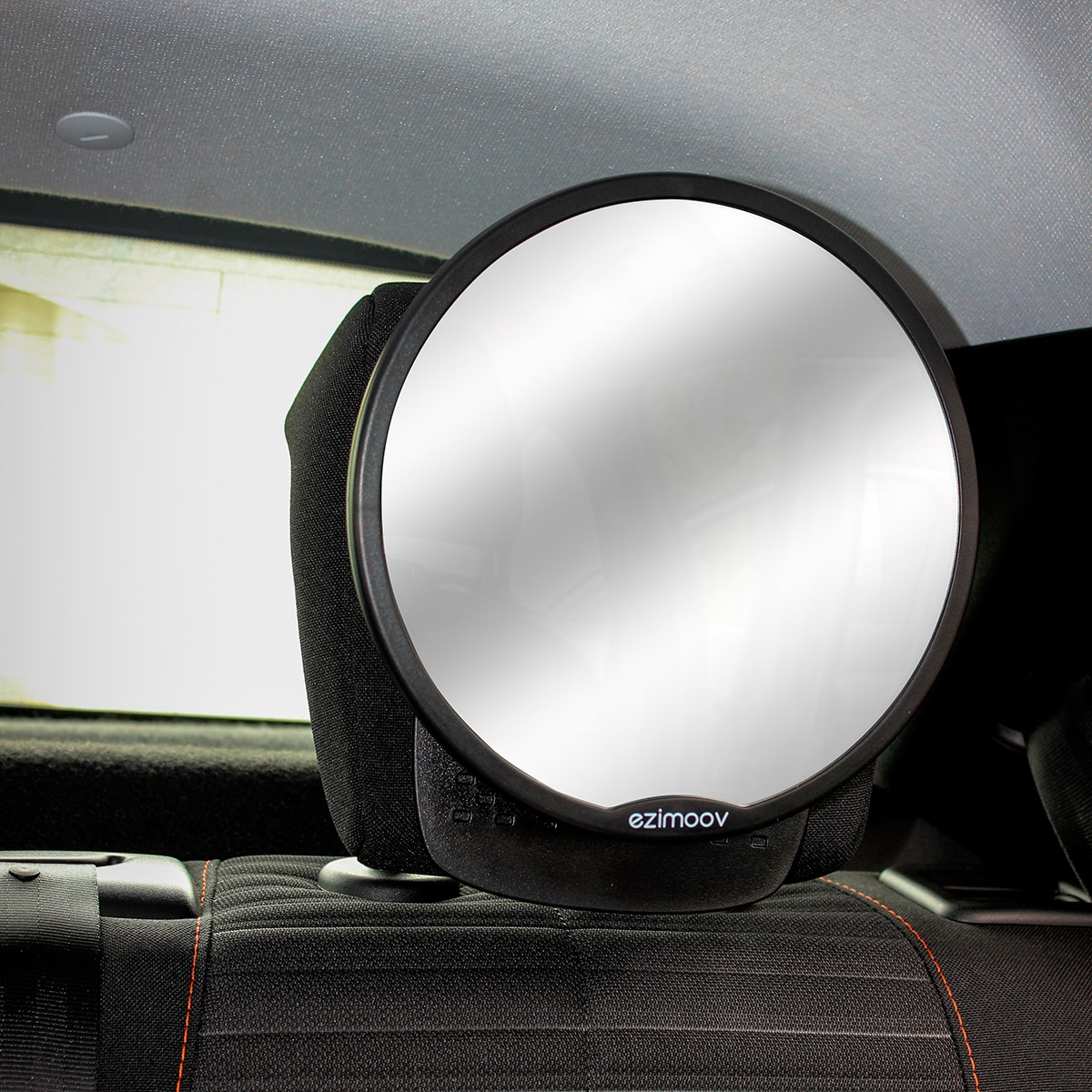 Espelho Retrovisor Traseiro com Rotação 360 Preto-7
