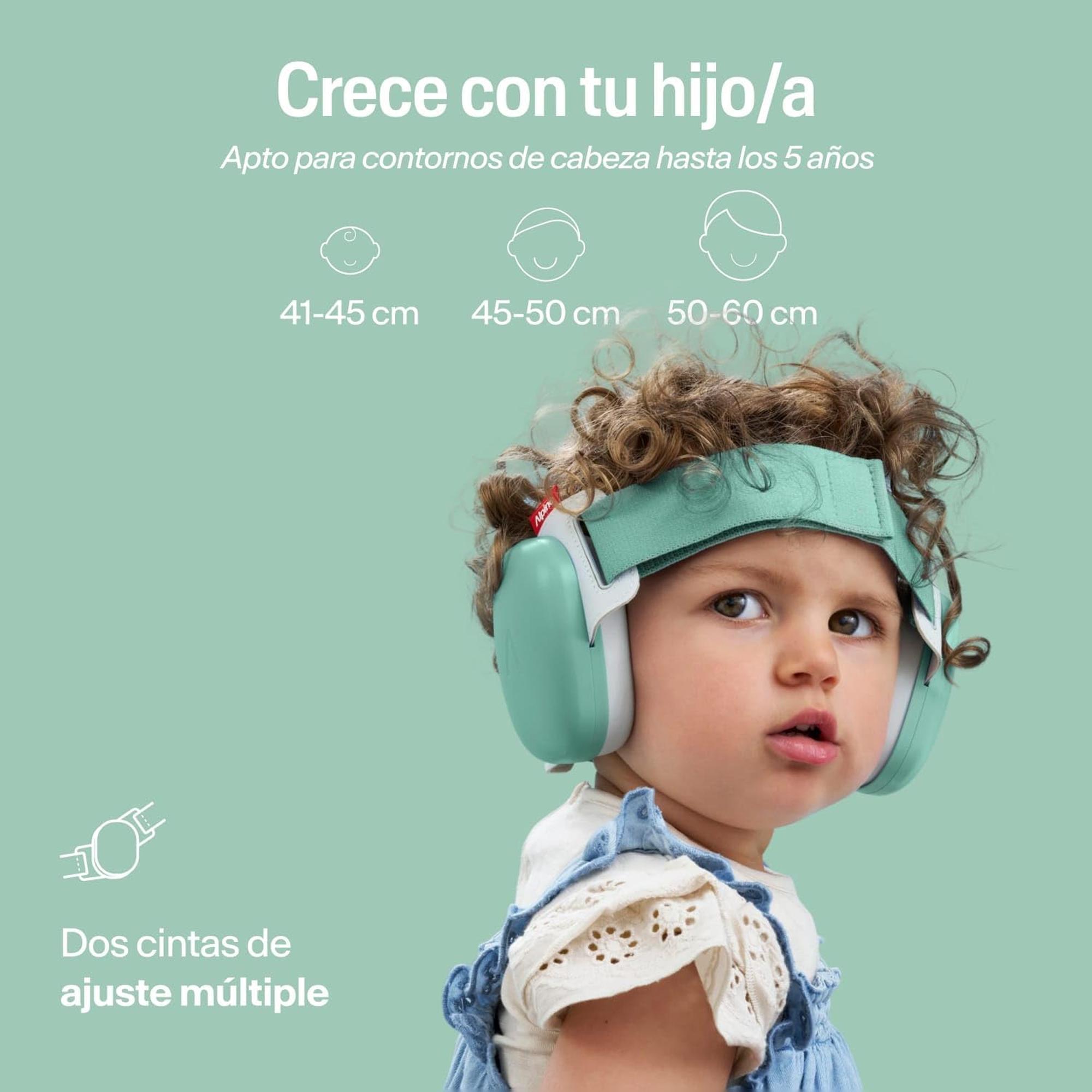 Auriculares de protección auditiva Alpine hasta los 4 años - Verde Agua Verde Agua-7